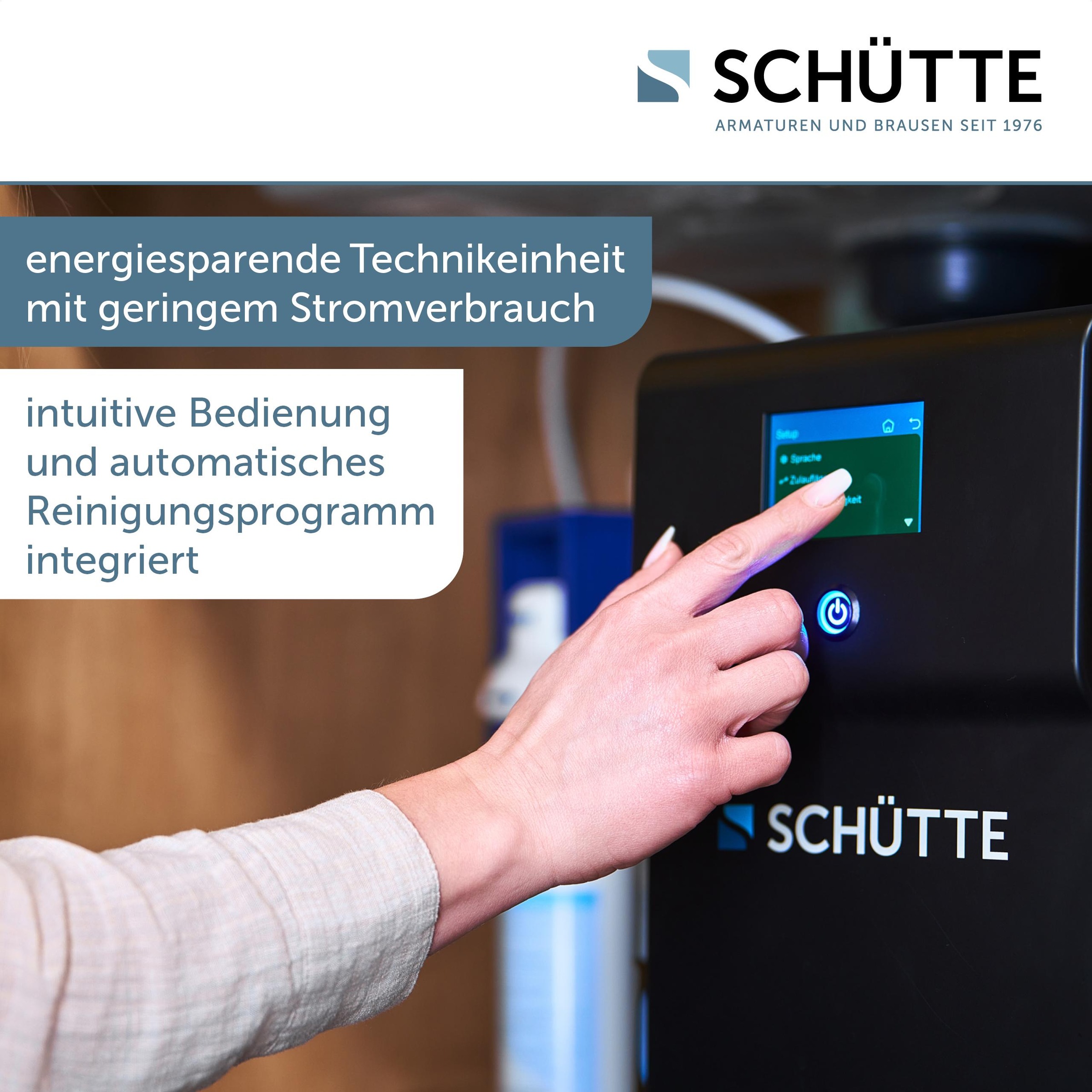 Schütte Spültischarmatur »»AQUASTAR PREMIUM« Sprudelwasser-Spültischarmatur«, mit Kühlsystem, Filter, Filterkopf und handelsüblicher CO2-Kartusche