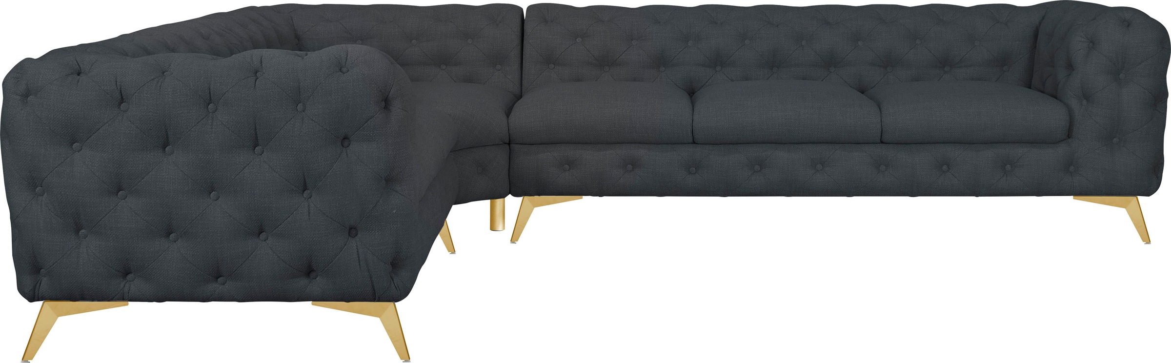 Home Affaire Glynis Corner Sofa Grey 323x264x75cm 6