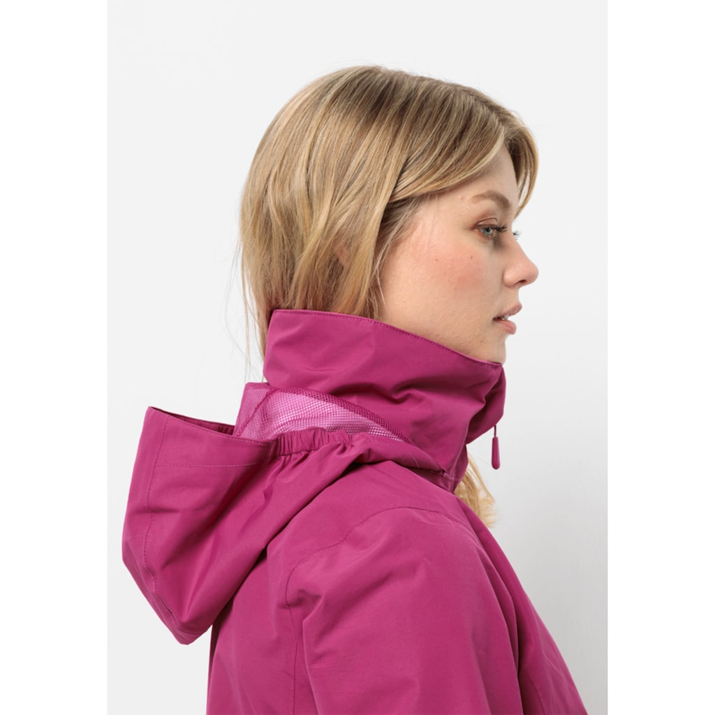 Jack Wolfskin Outdoorjacke »STORMY POINT 2L JKT W«, mit Kapuze