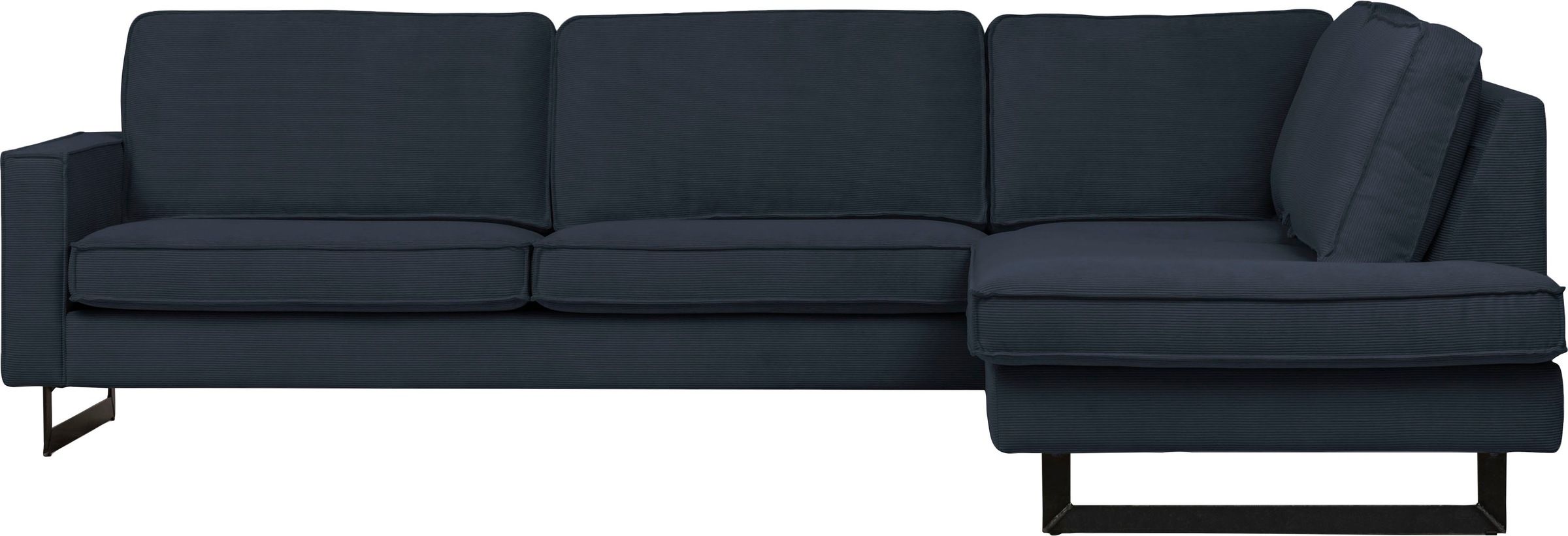 Places of Style Ecksofa "Pinto, 290 cm, Cord, Chenille, Lederoptik, Ottoman günstig online kaufen