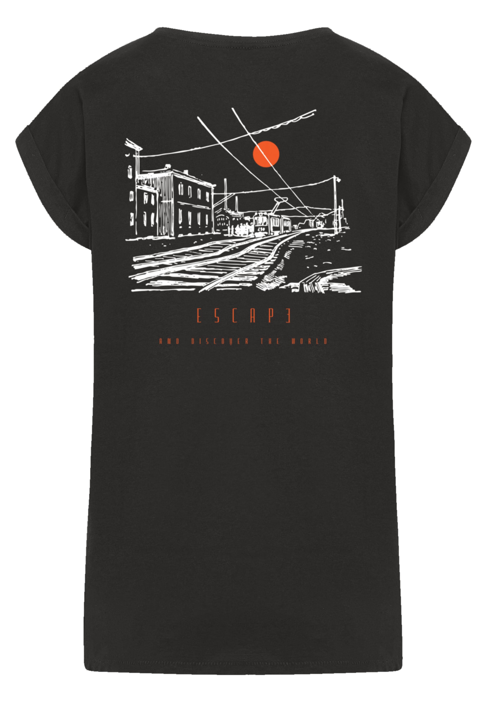 F4NT4STIC T-Shirt »Discover the World Train Station«, Premium Qualität, ESCAPE Collection