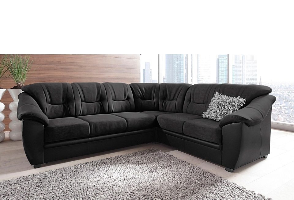 sit&more Ecksofa "Savona L-Form, B: 262 cm" optional Bettfunktion, Federker günstig online kaufen