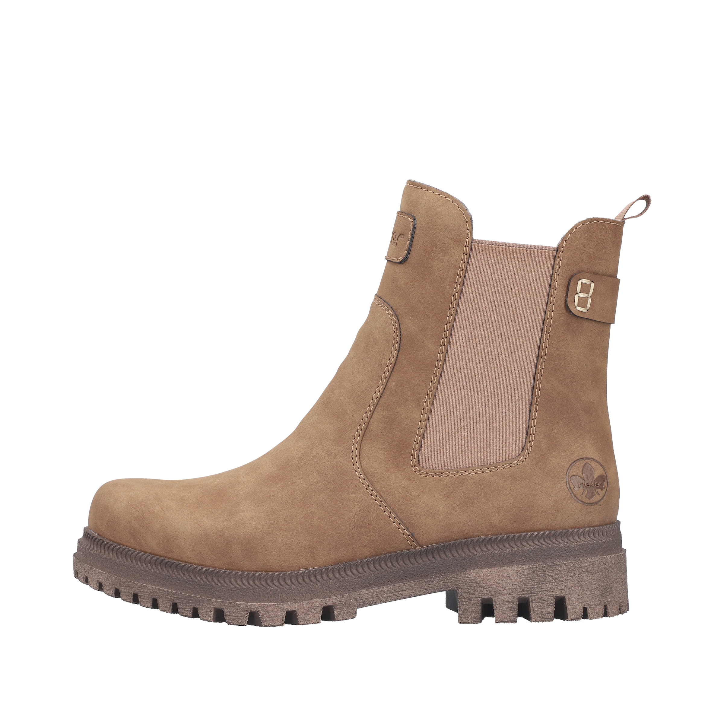 Rieker Chelseaboots  Stiefelette, Klassik-Boots Logo und Ziernaht