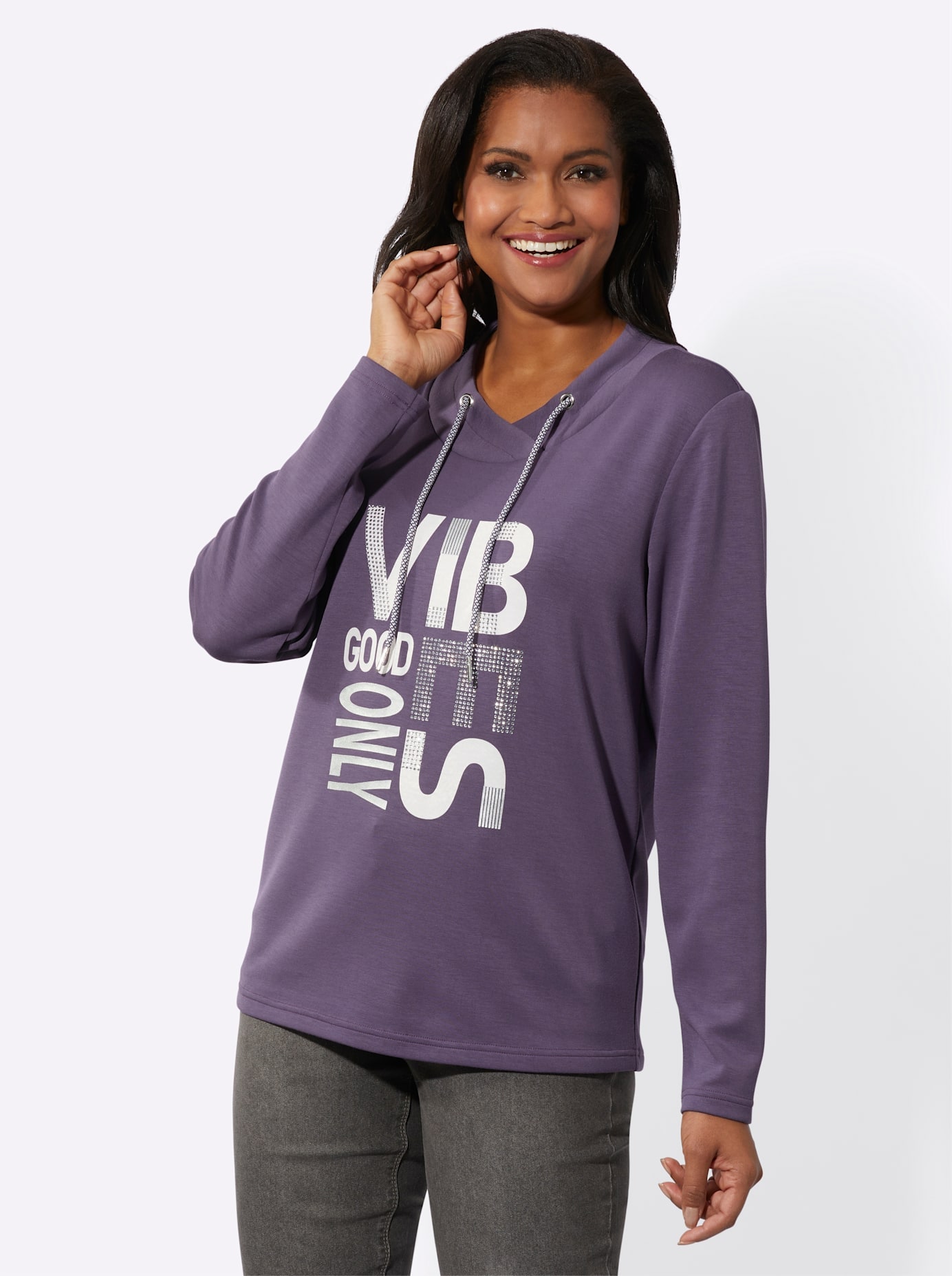 Inspirationen Langarmshirt »Shirt«, (1 tlg.)