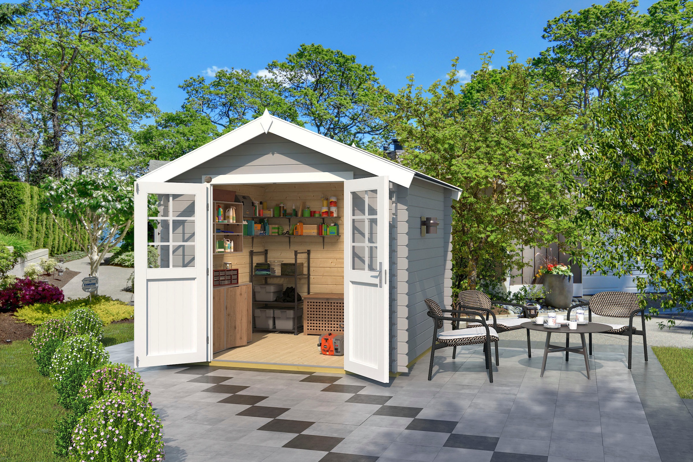 weka Gartenhaus "209 Gr.2" verschiedene Farben günstig online kaufen