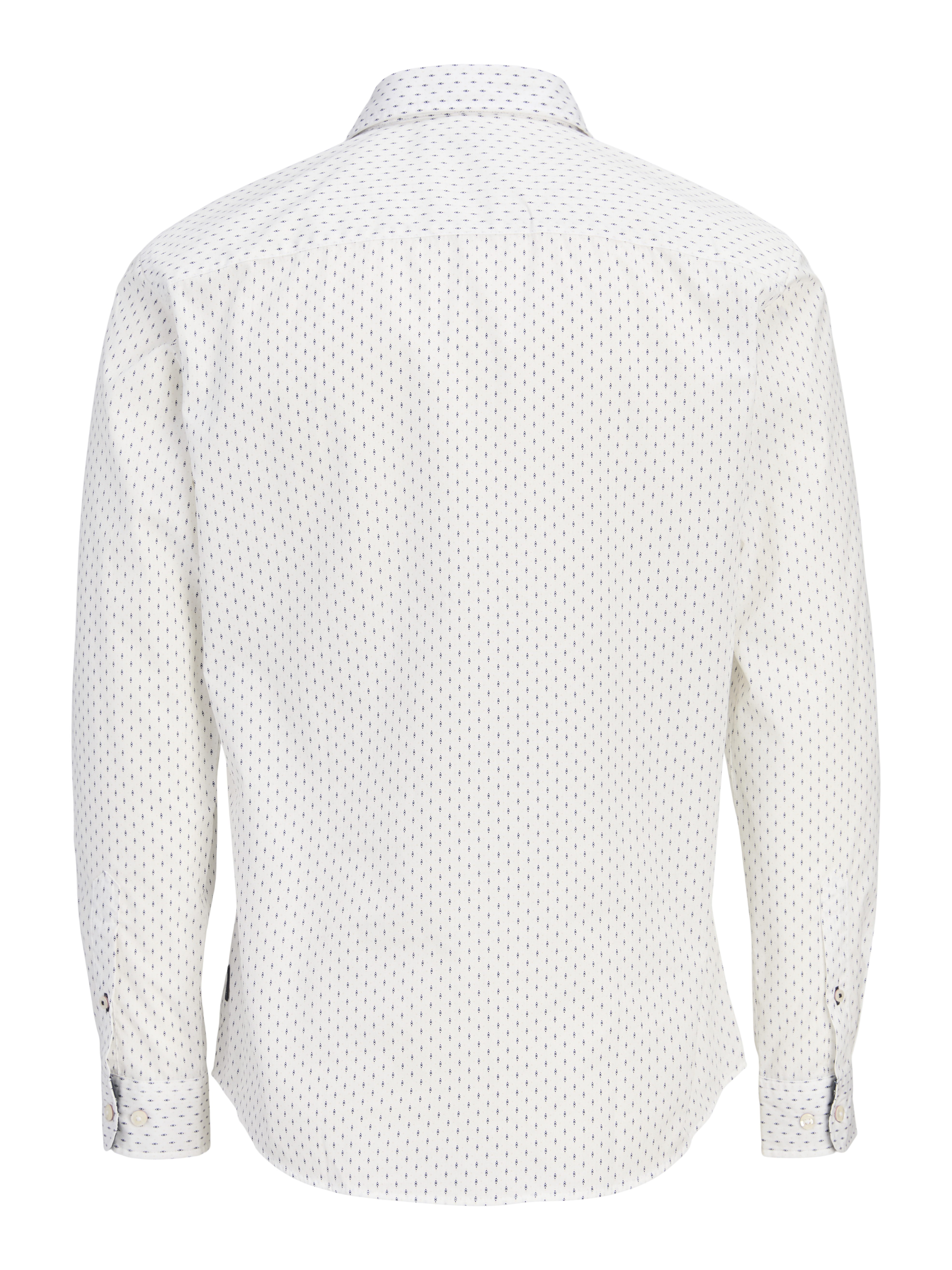 Jack & Jones "JJMATHEO DETAIL PRINT SHIRT L/S" Baumwollmischung, slim fit