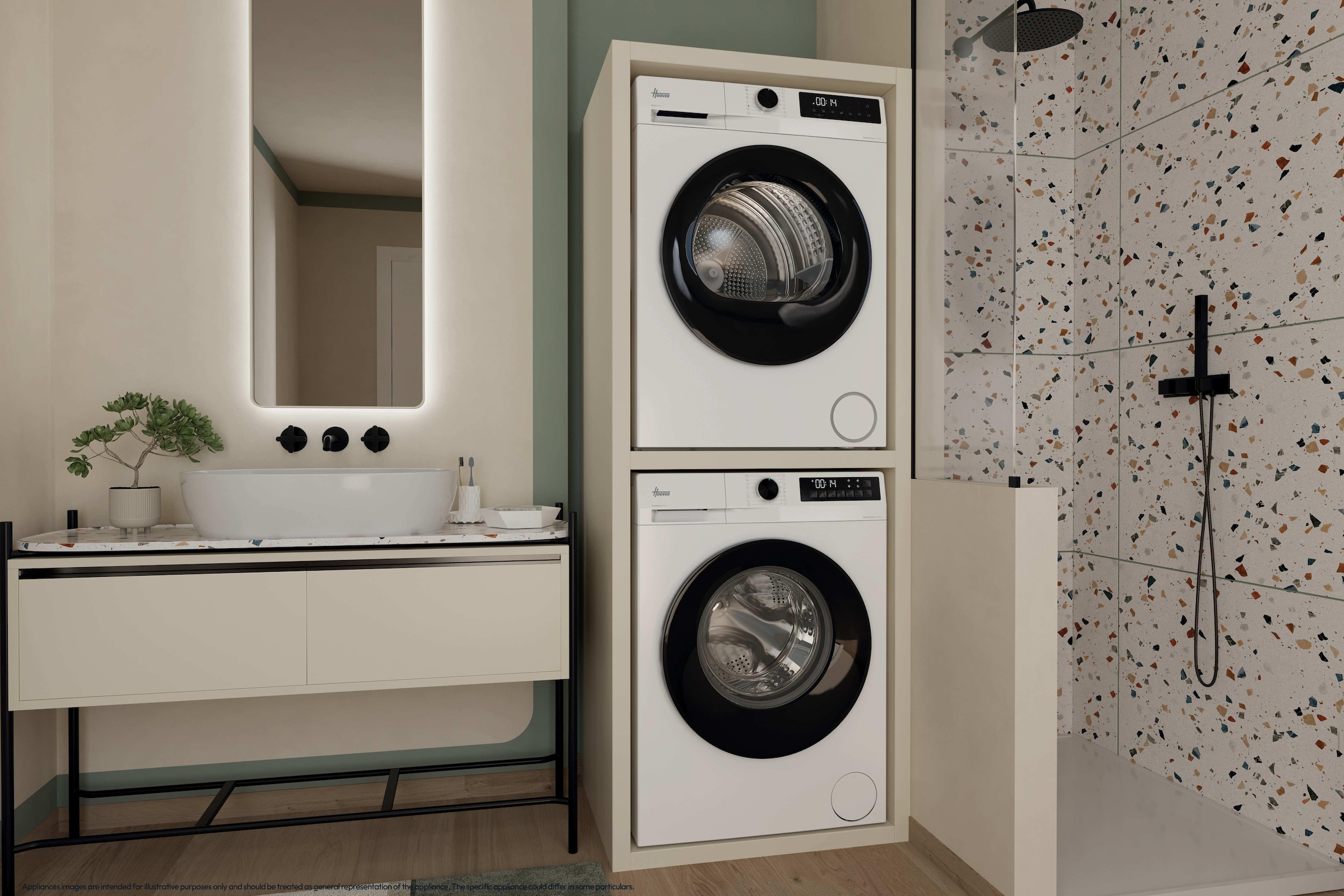 Hoover Wärmepumpentrockner »HPGDL 8N2B-84« AI Smart Move: Verhindert das Verknoten der Wäsche