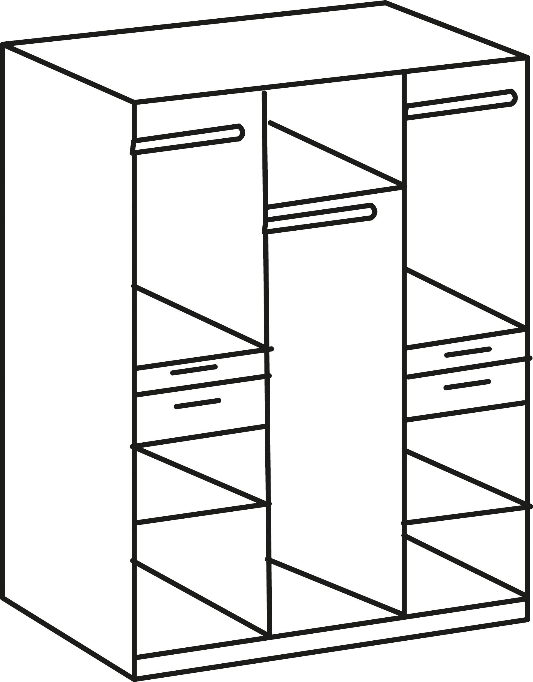 | Kleiderschrank BAUR Accessoire-Schubkästen Wimex mit »Koblenz«,