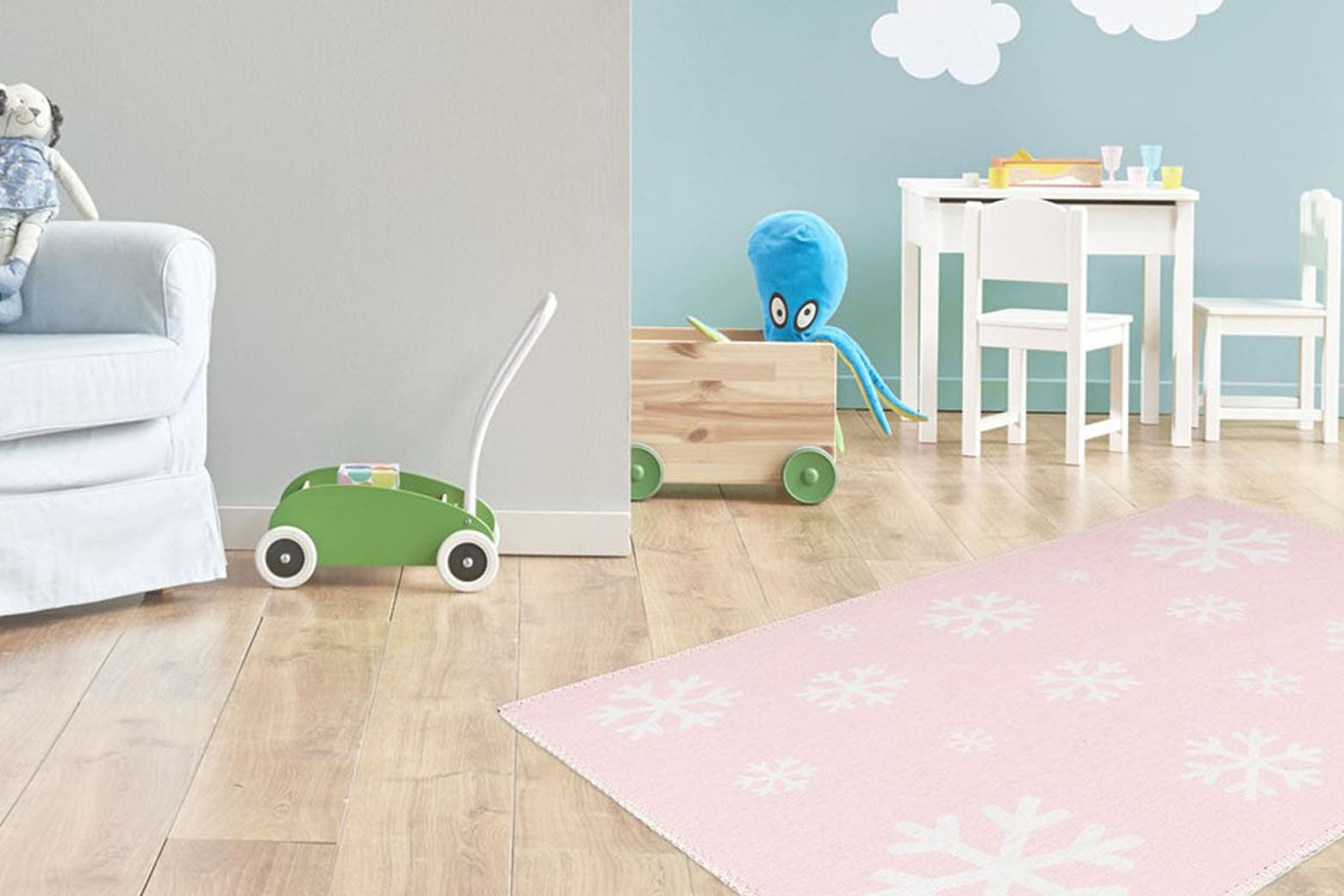 Arte Espina Kinderteppich "Bambini 400" rechteckig 5 mm Höhe Fantasievoll bedruckter Kinderteppich, angenehme Haptik