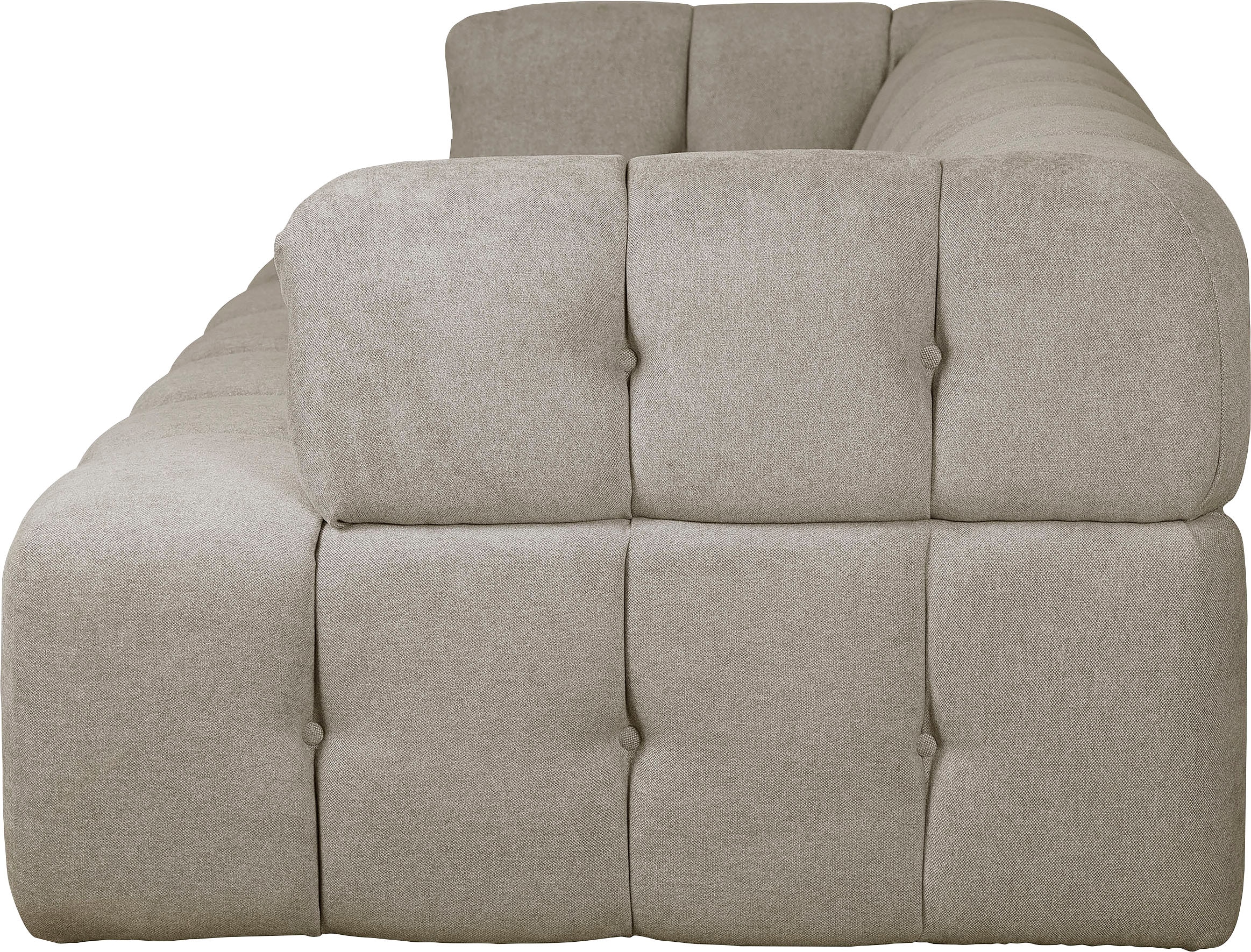 INOSIGN 2-Sitzer »APERIRE B/T/H: 180/100/77 cm«, aufwändige, moderne Steppung mit tiefem Einzug, auch hinten