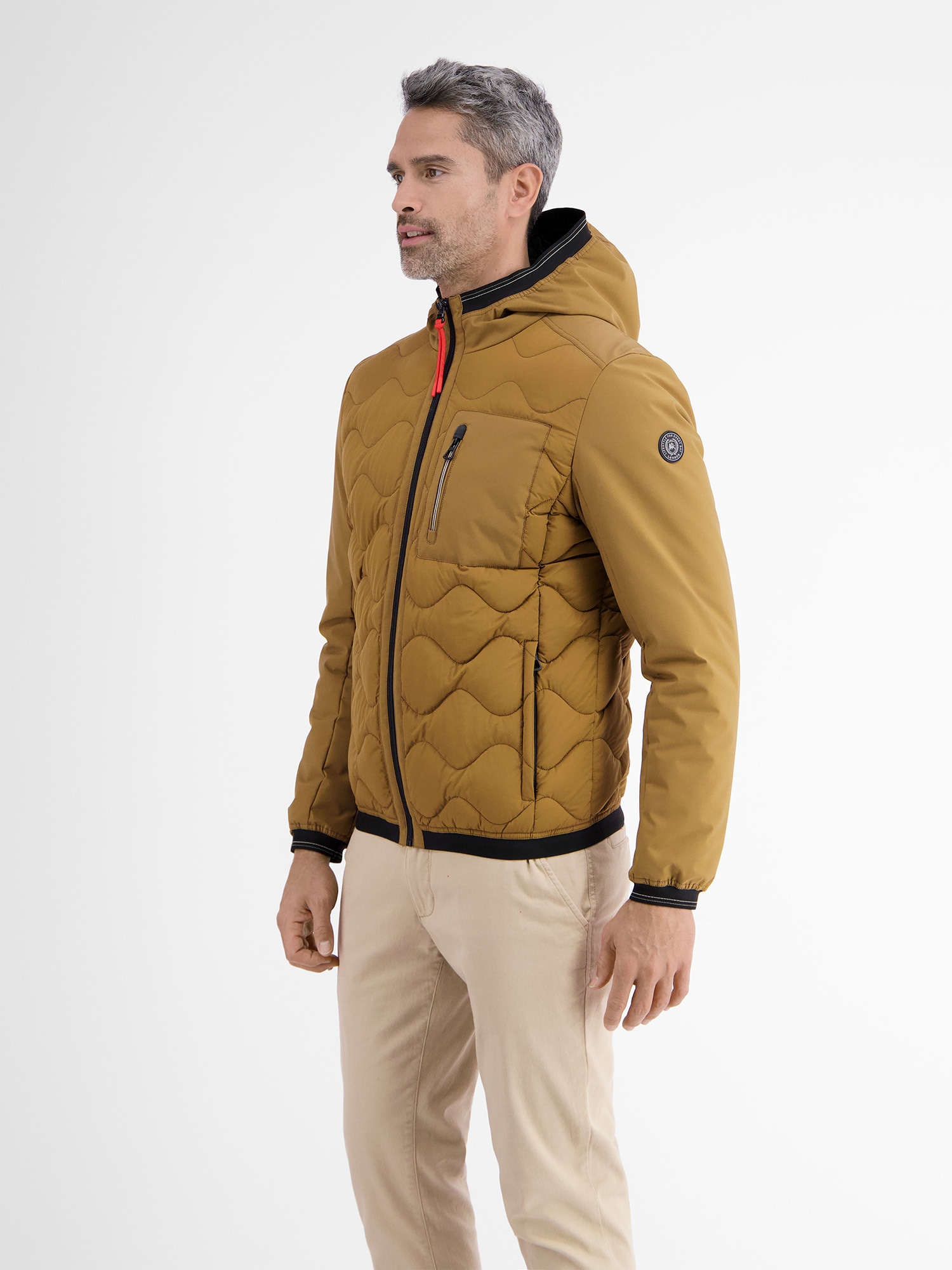 LERROS Outdoorjacke »LERROS Softshell-Hybrid Blouson«, mit Kapuze, Windabweisend