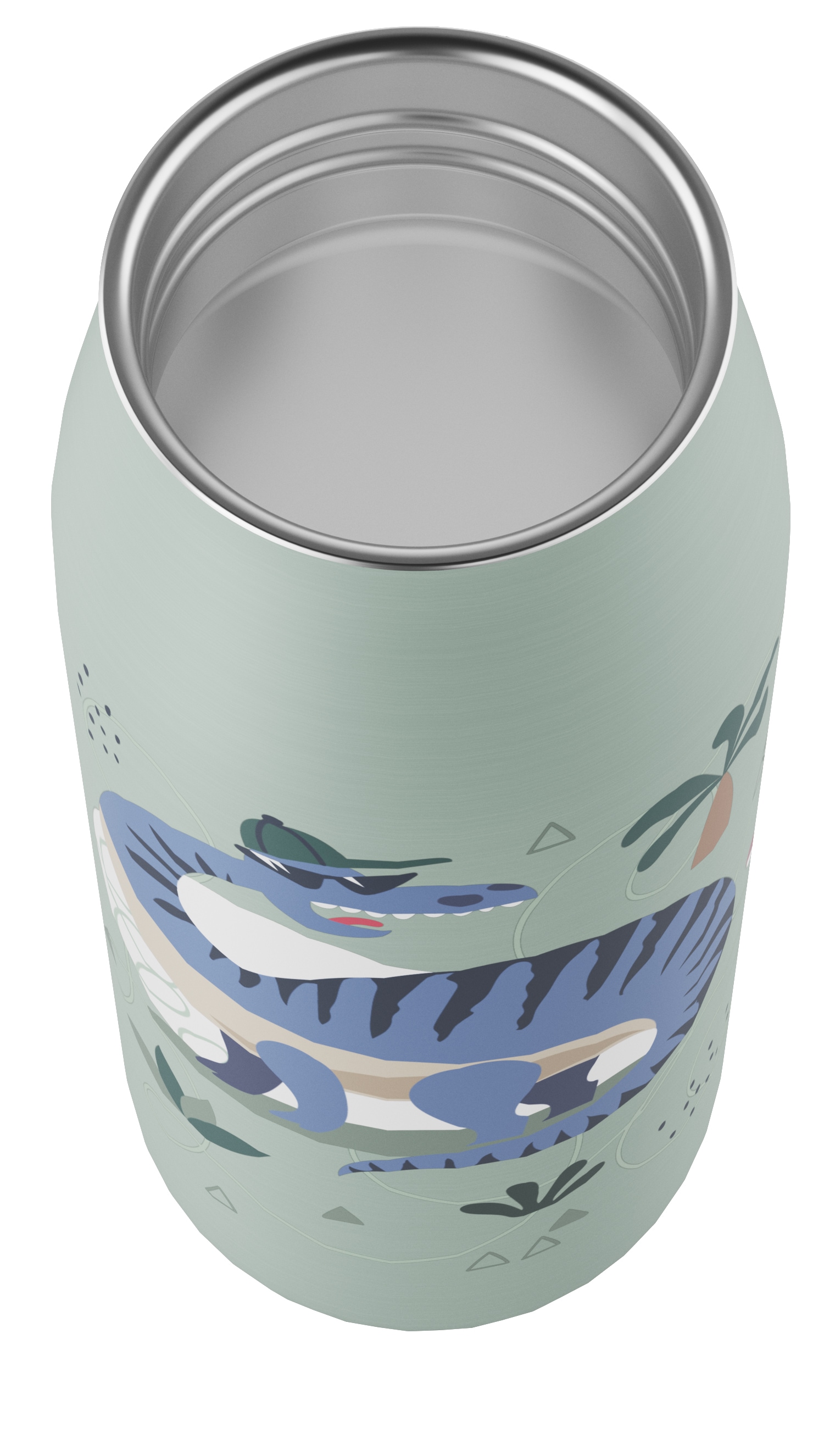 Alfi Isolierflasche »KIDS ISO BOTTLE,  Edelstahlkörper, spülmaschinenfest« 12h heiß & 24h kalt, Trinköffnung mit konsistentem Trinkfluss