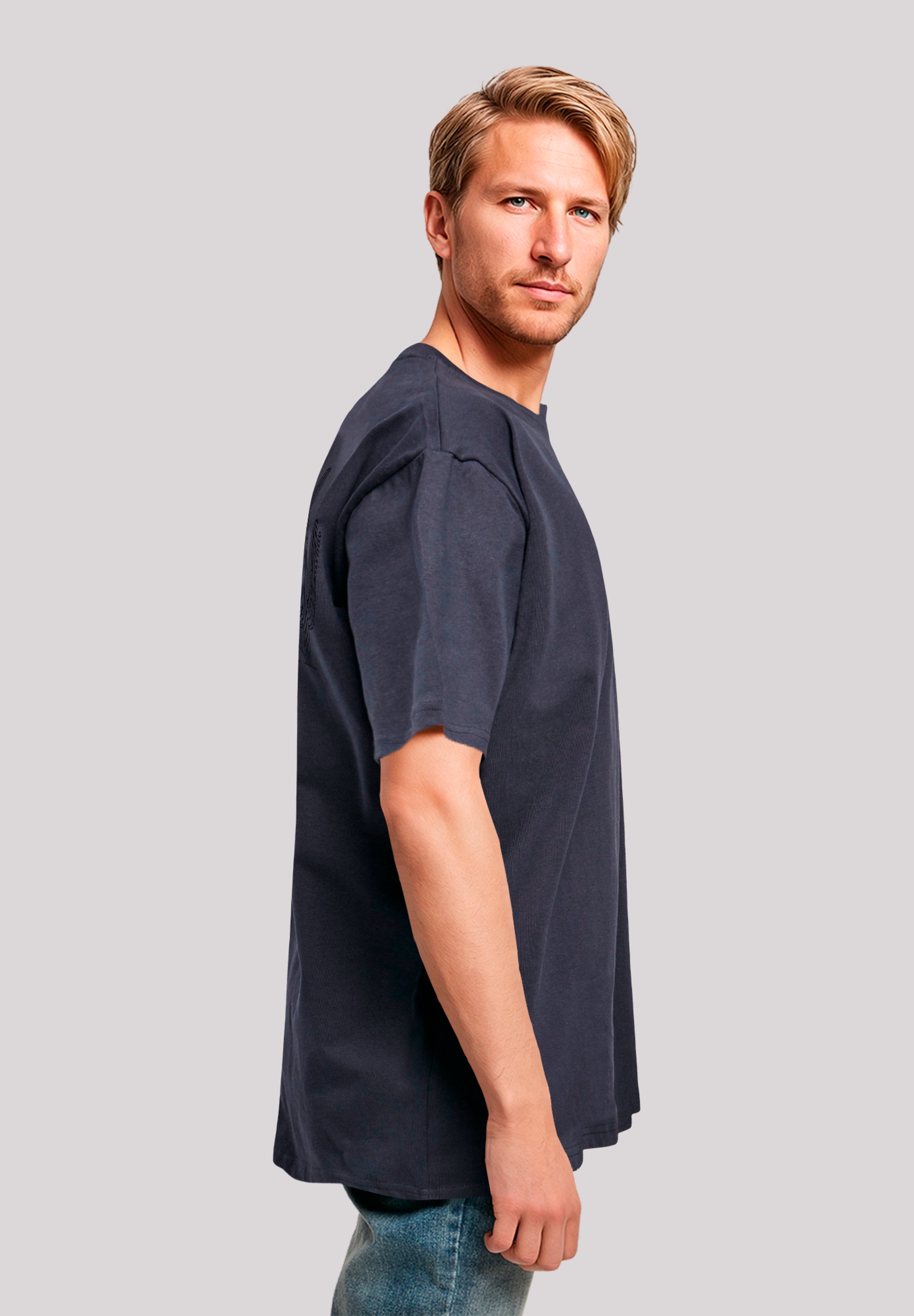 F4NT4STIC T-Shirt »Oversize Escape Discover the World Savannah«, Discover the World
