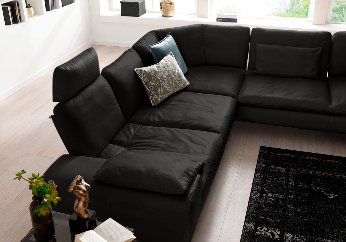 W.SCHILLIG Ecksofa "valentinoo, Designsofa, elegant und bequem, L-Form" mit günstig online kaufen