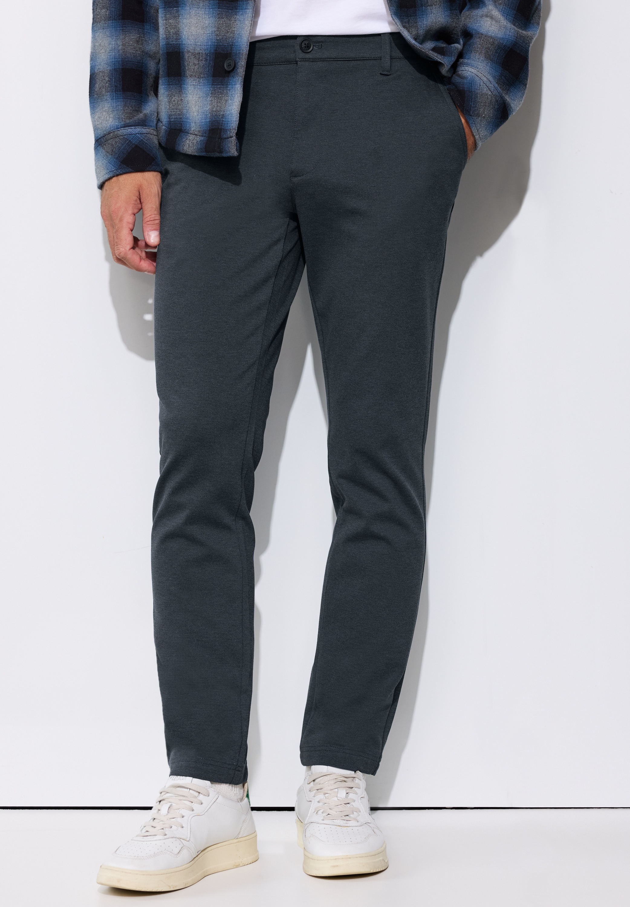 STREET ONE MEN Stoffhose  Middle Waist