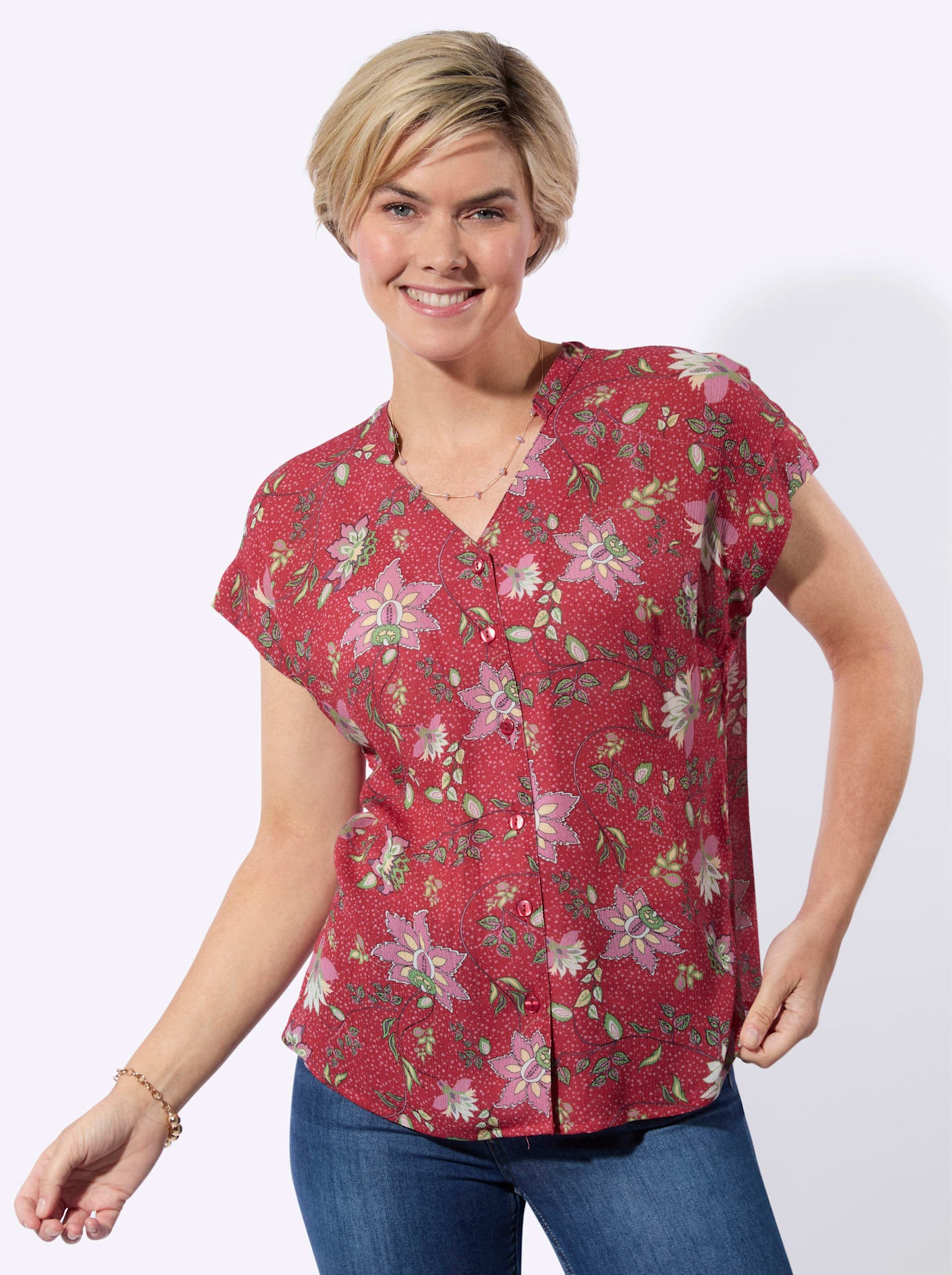 Classic Basics Druckbluse günstig online kaufen