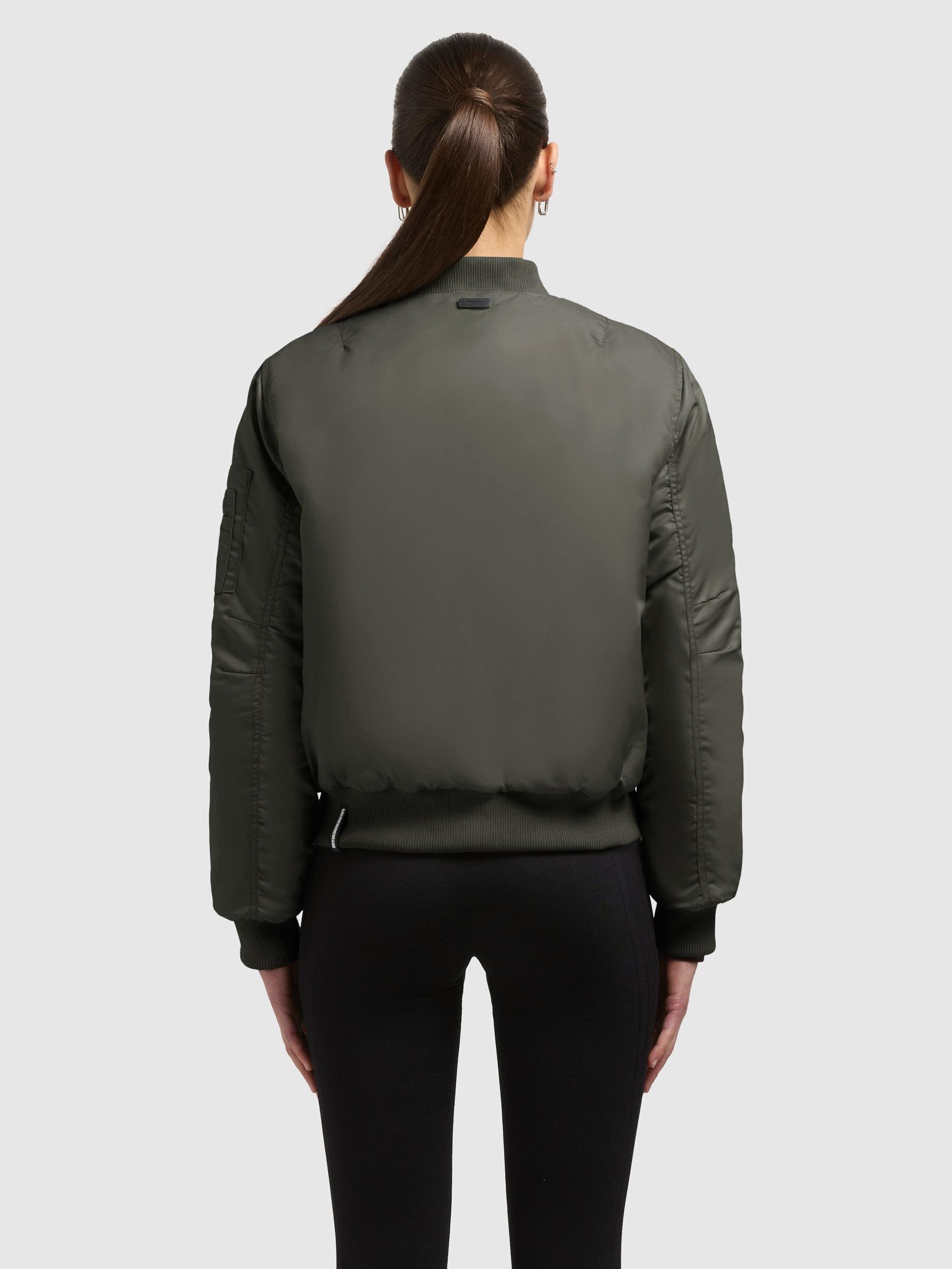 khujo Bomberjacke »Kasia« ohne Kapuze Modische kurze Damen Winterjacke