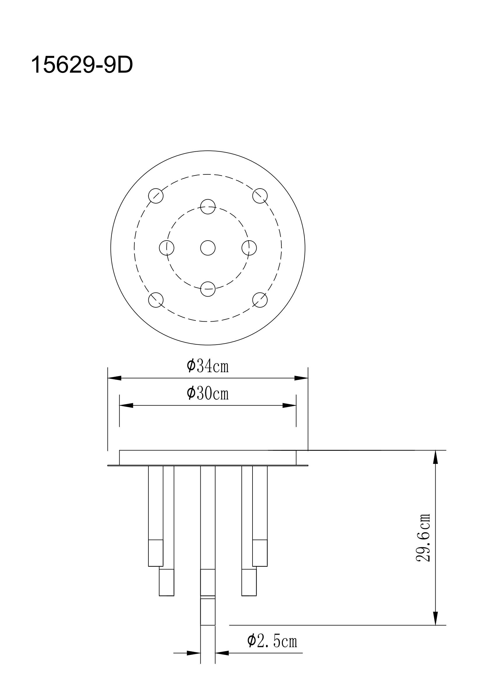 GLOBO LIGHTING Deckenleuchte »RYAN«, Leuchtmittel G9 | ohne Leuchtmittel, Deckenlampe/Stäbe/Metall/Wohnzimmer/Essbereich/Acryl satiniert
