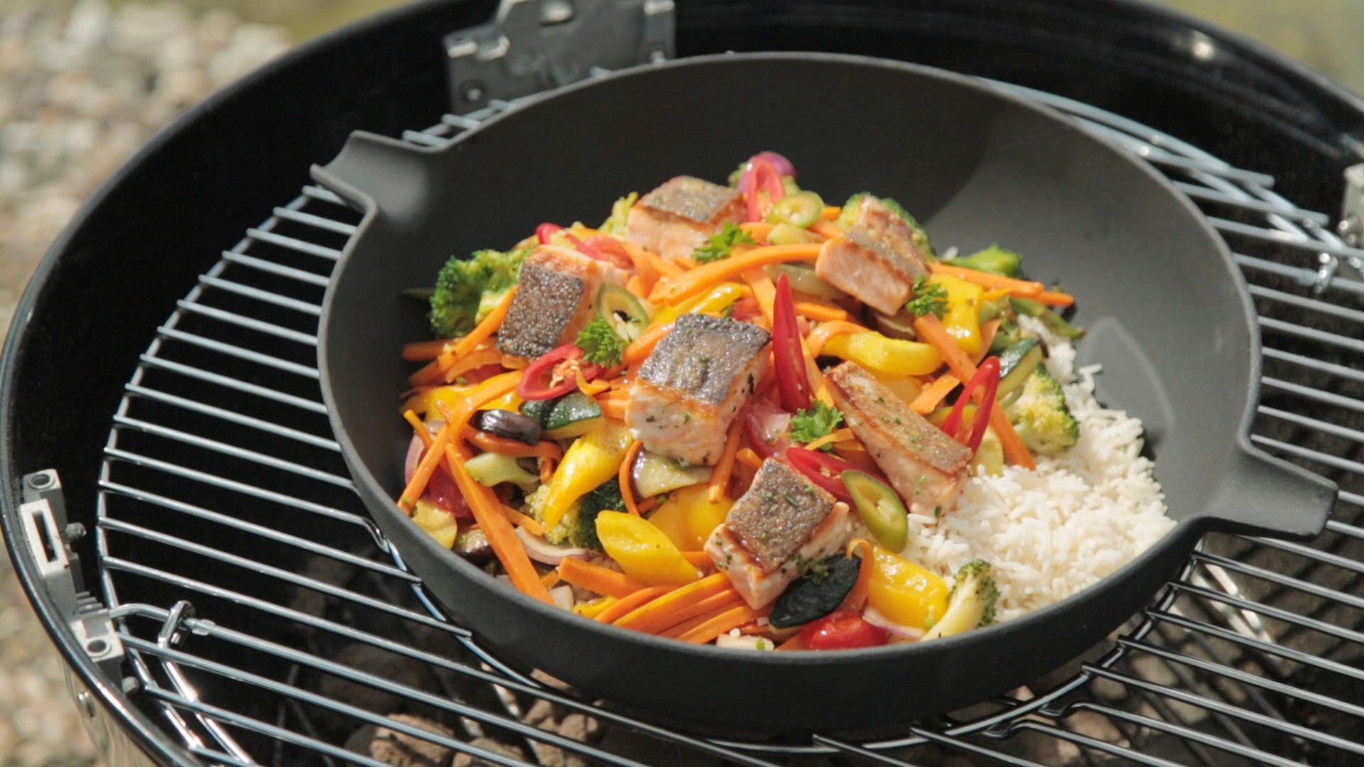 Tepro Wok Guss-Wok-Einleger, ØxH: 35,3 × 10 cm günstig online kaufen