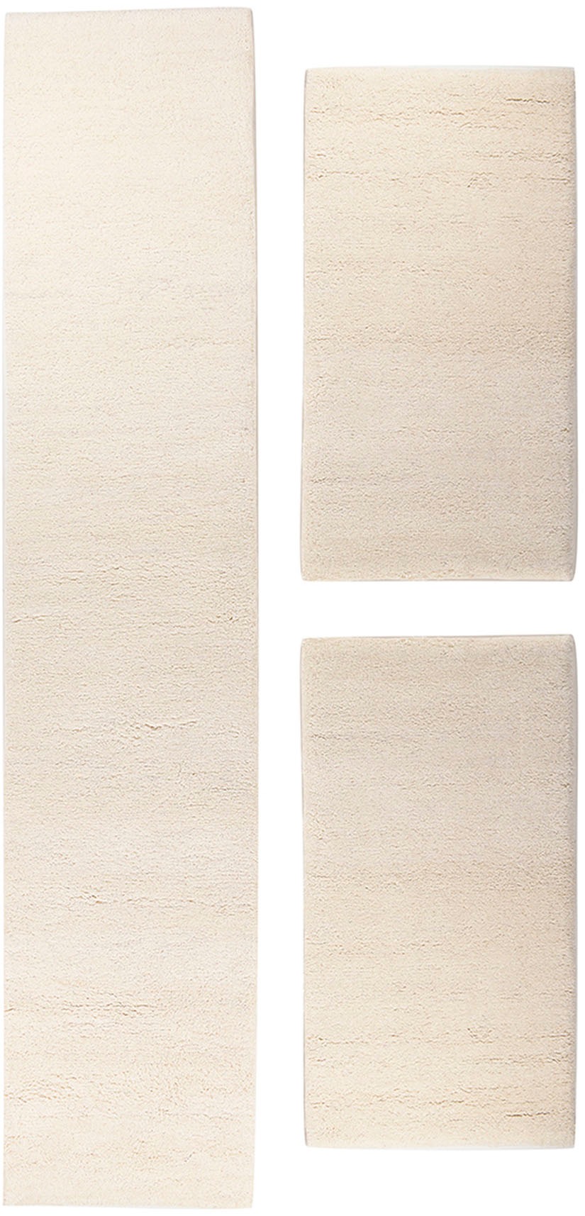 THEKO Bettumrandung "Maloronga Uni" Höhe 24 mm echter Berber Teppich, reine günstig online kaufen