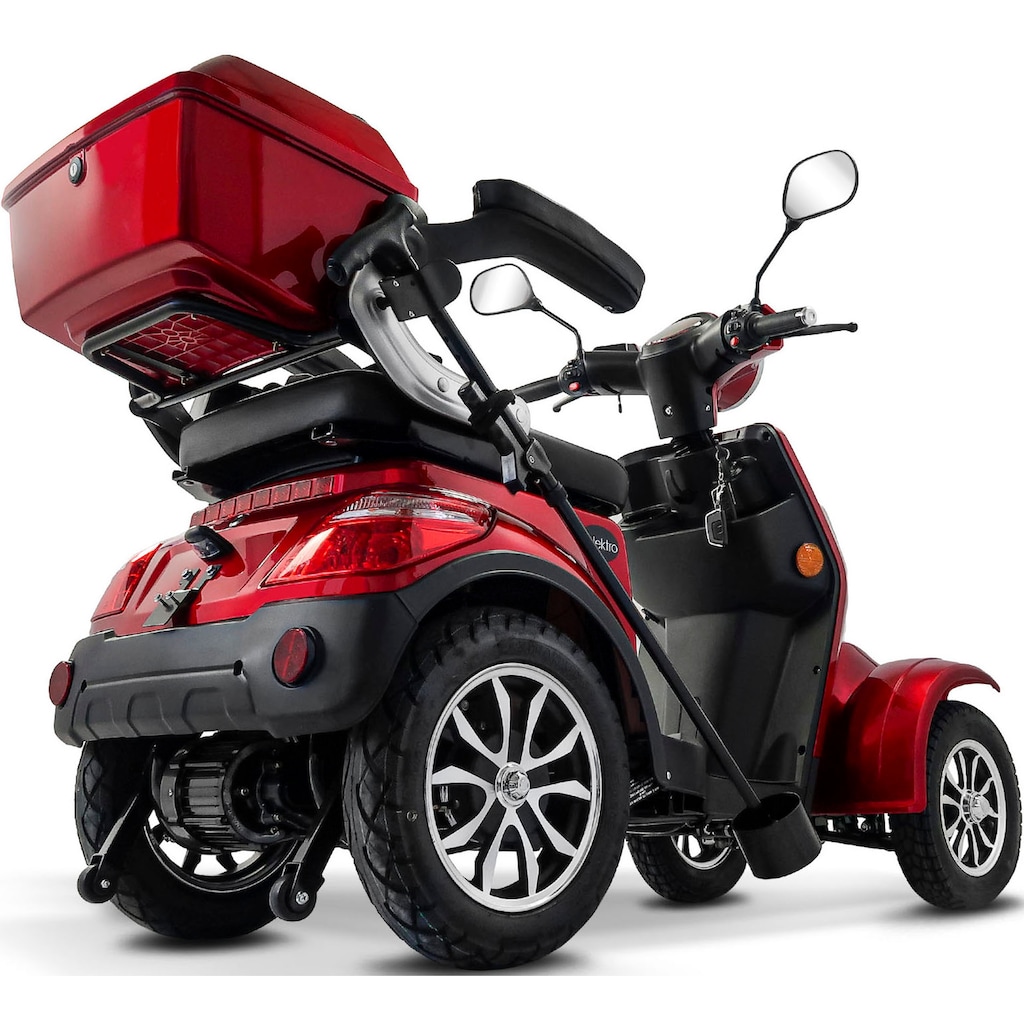 Rolektro Elektromobil »Rolektro E-Quad 25 V.3, Lithium Akku«, 25 km/h, (mit Topcase)