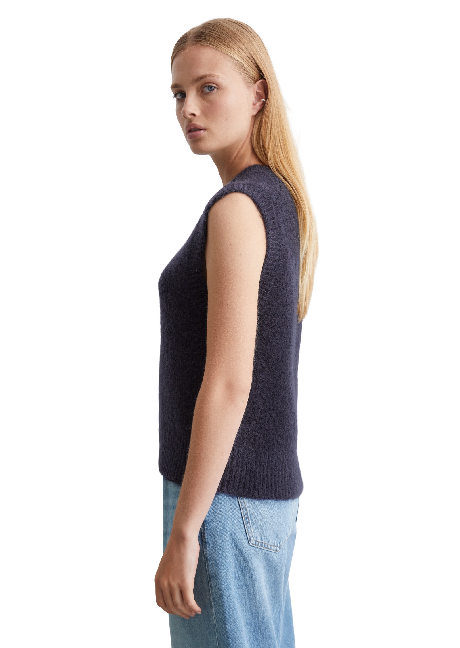 Marc OPolo DENIM Strickpullover "aus kuscheligem Schurwolle-Mohair-Mix" günstig online kaufen