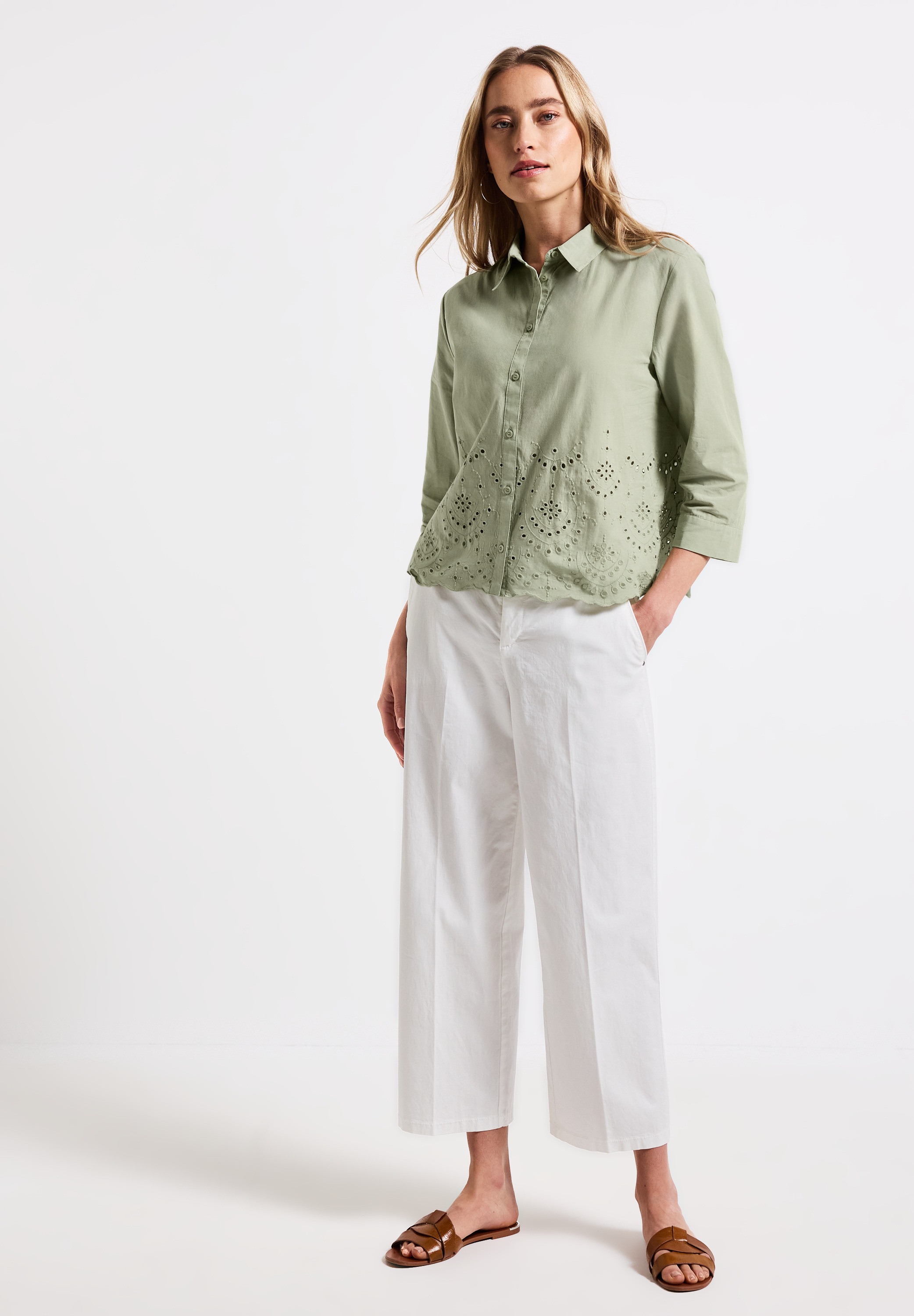 Thumbnail - STREET ONE Hemdbluse mit 3/4 Ärmeln