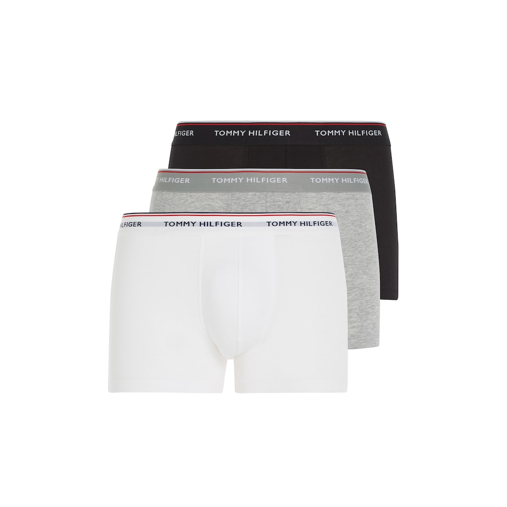 Tommy Hilfiger Underwear Boxer, (3 St.), mit Streifen und Logo-Schriftzug im Webbund