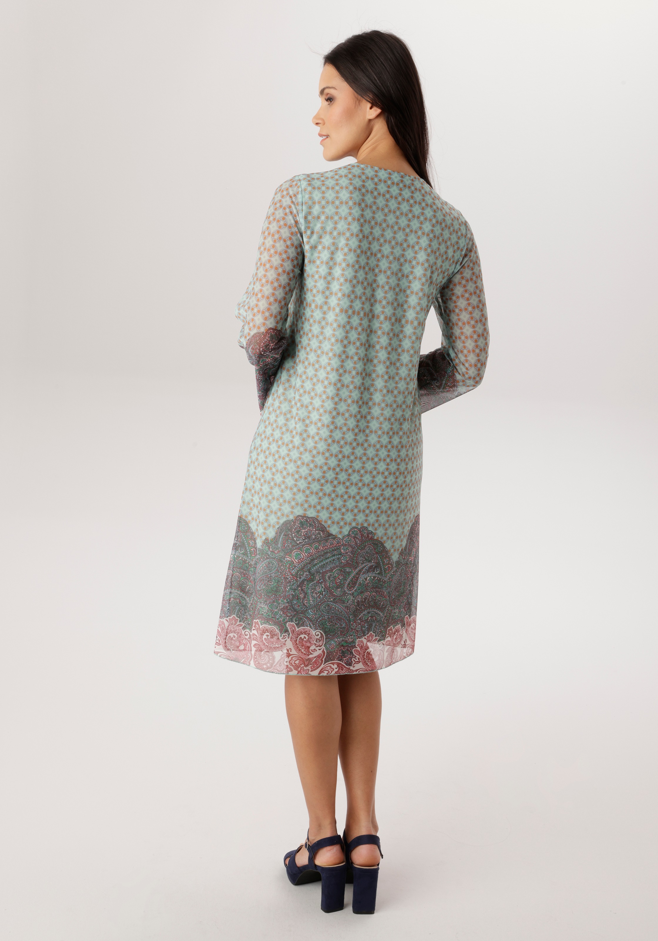 Thumbnail - Aniston SELECTED Meshkleid in Mesh-Qualiät und im angesagten Mustermix - NEUE KOLLEKTION