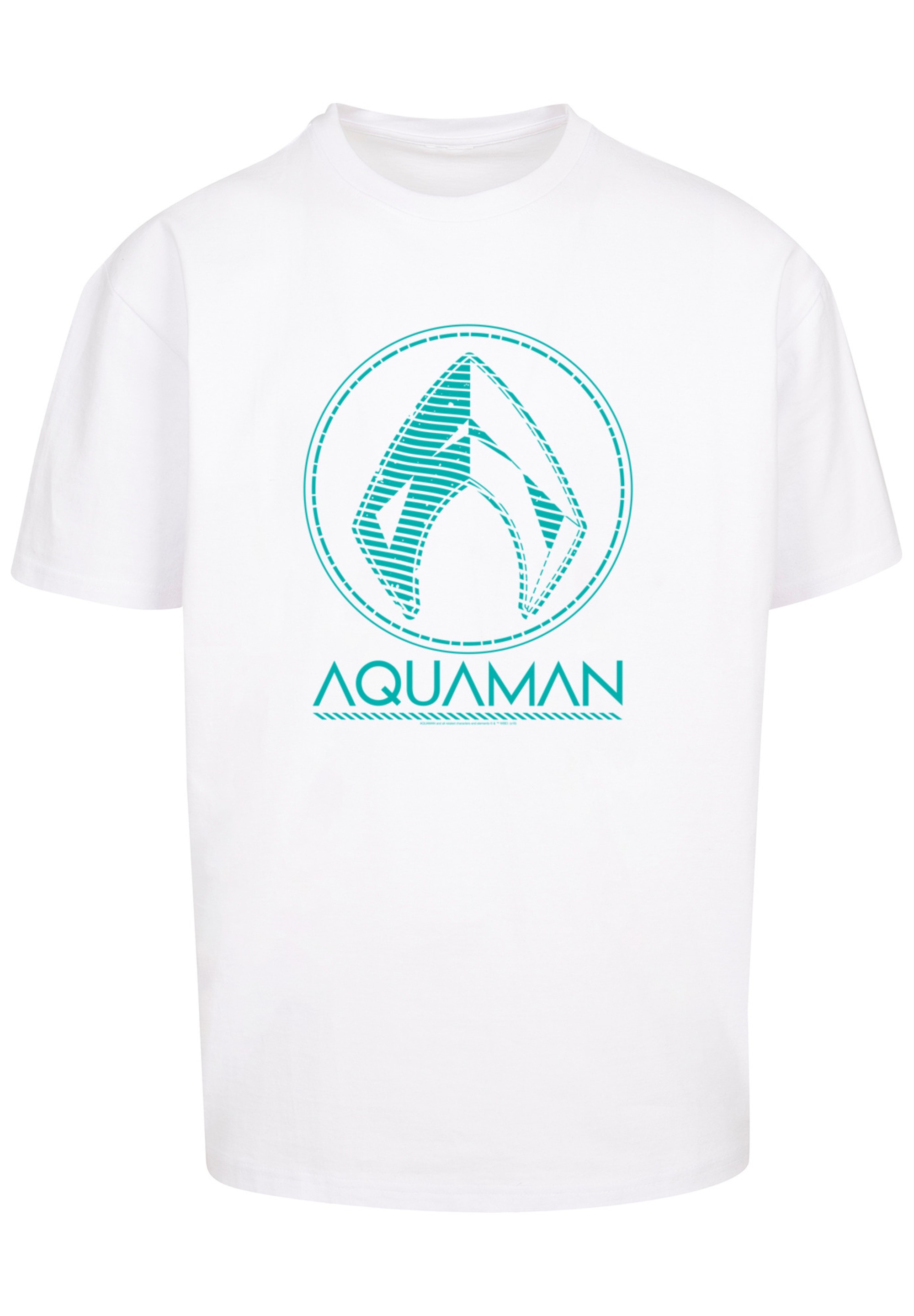 F4NT4STIC T-Shirt »DC Comics Aquaman Aqua Logo«, Print