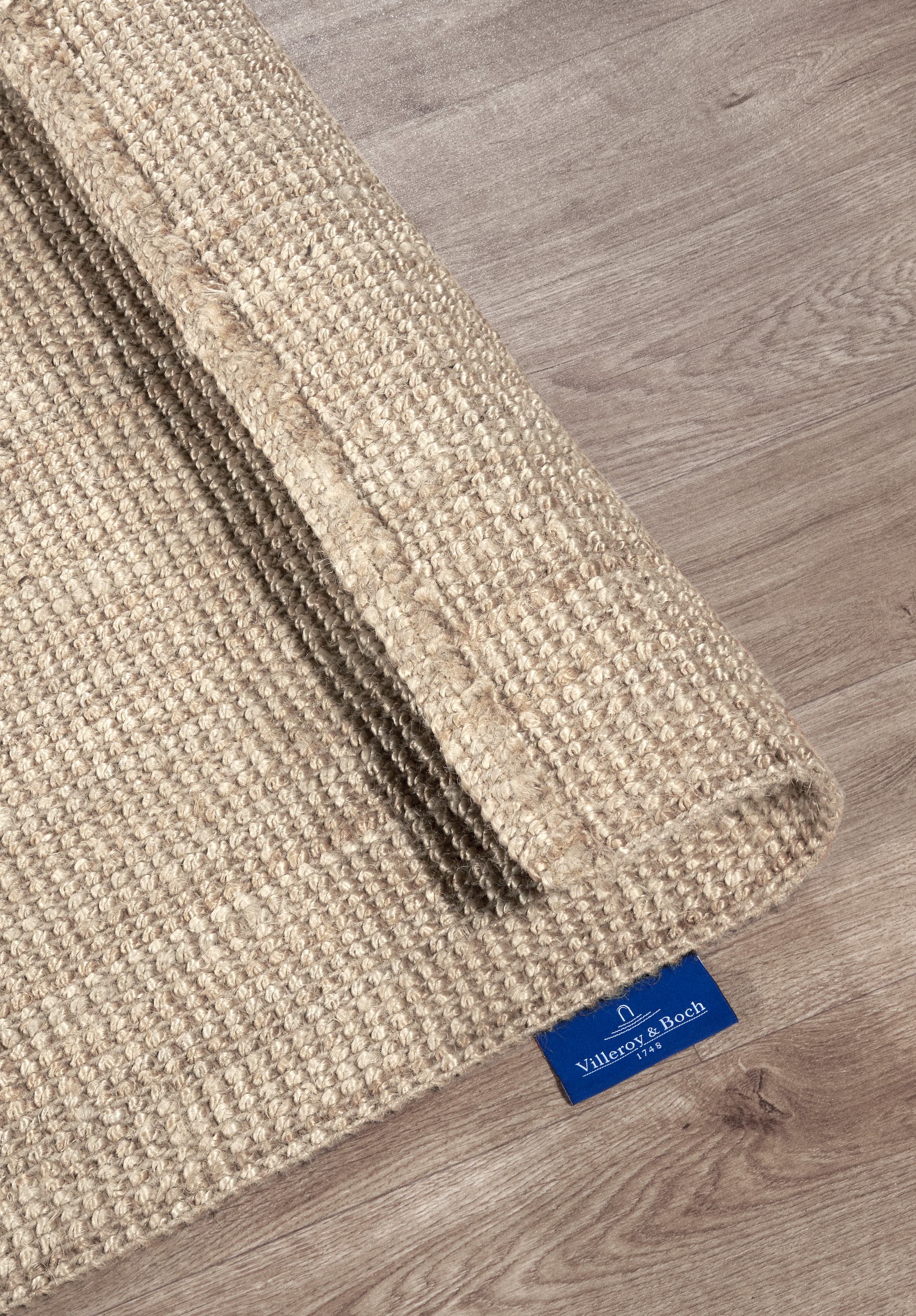 Villeroy & Boch Teppich »Rosalie Juteteppich«, rechteckig, 10 mm Höhe, Läufer, Jute, Natur, Wohnzimmer, Esszimmer, Schlafzimmer, Flur