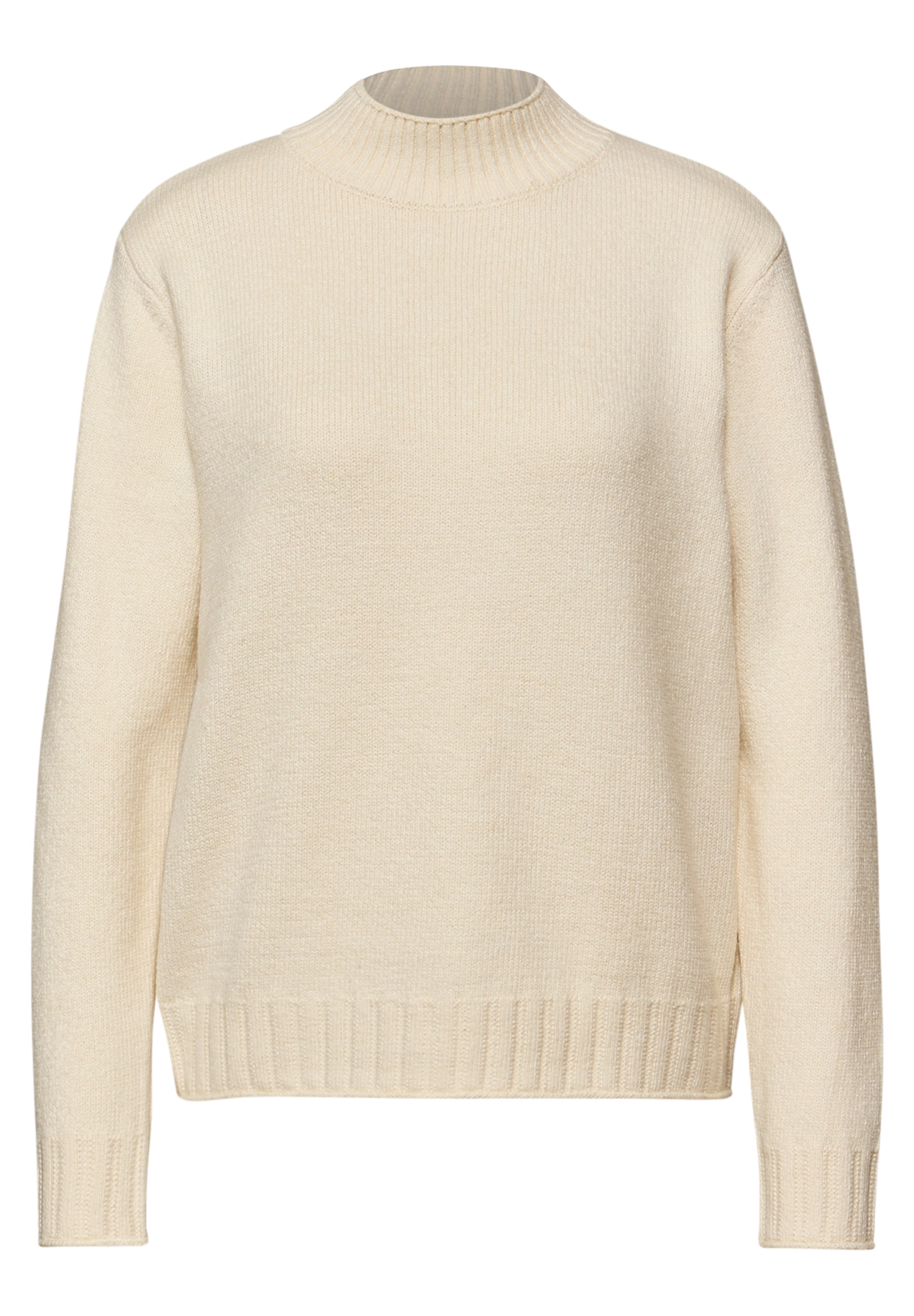 STREET ONE Rollkragenpullover mit Rippbündchen