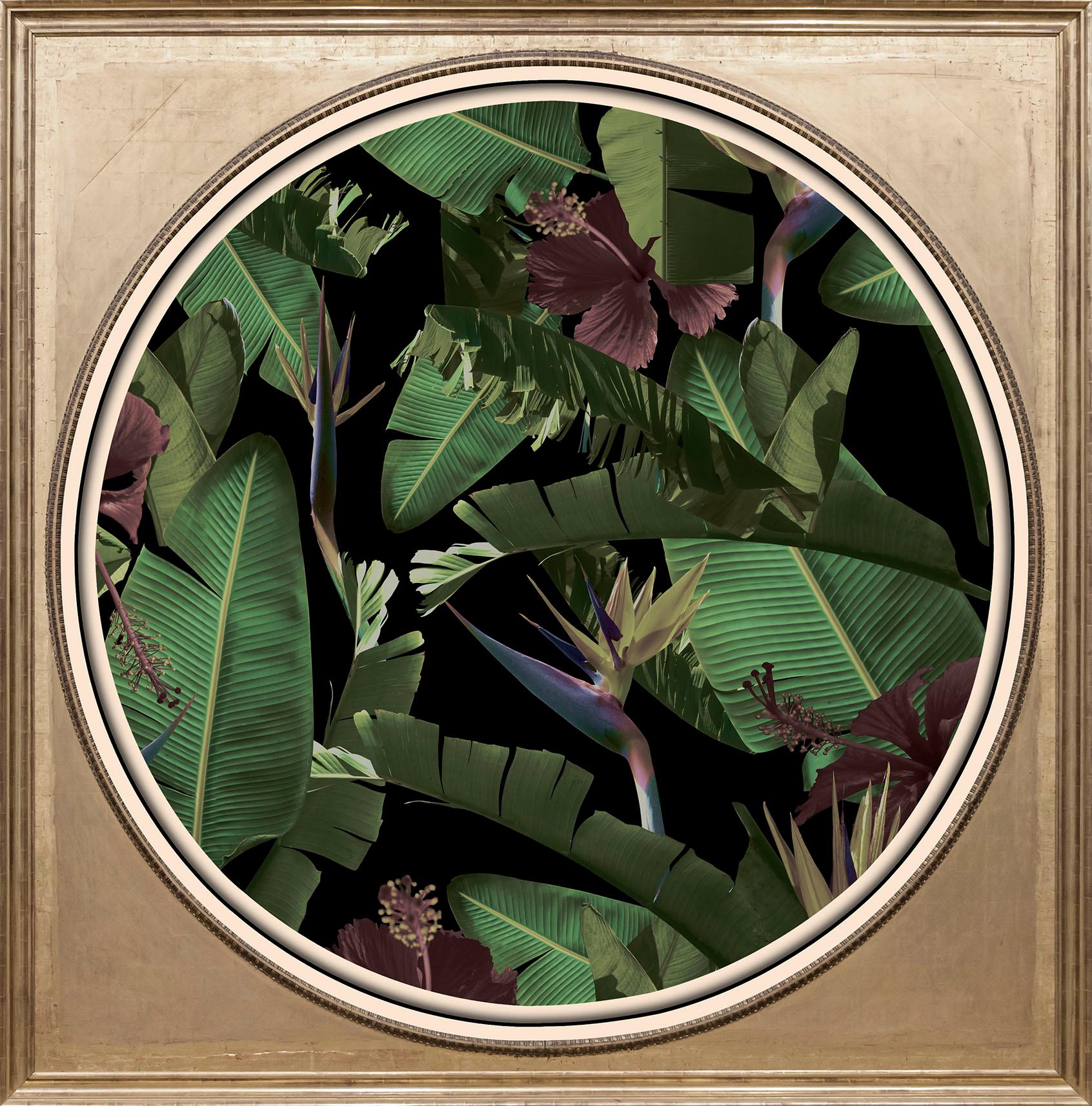 queence Acrylglasbild "Tropische Pflanzen II" Blumen Blumenbilder Gemälde Kunst Pflanzen Pflanzenbilder Wald Waldbilder Fine Art-Print in Galeriequalität