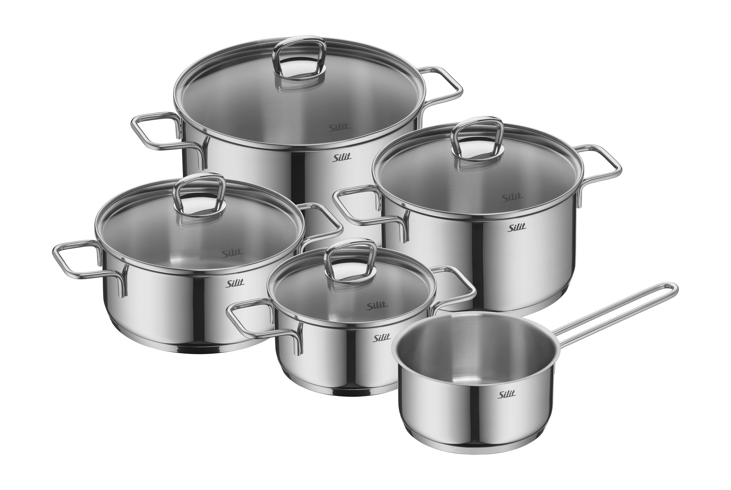 Silit Topf-Set "Alicante" Set, 9 Stk. tlg. Edelstahl 18/10 günstig online kaufen