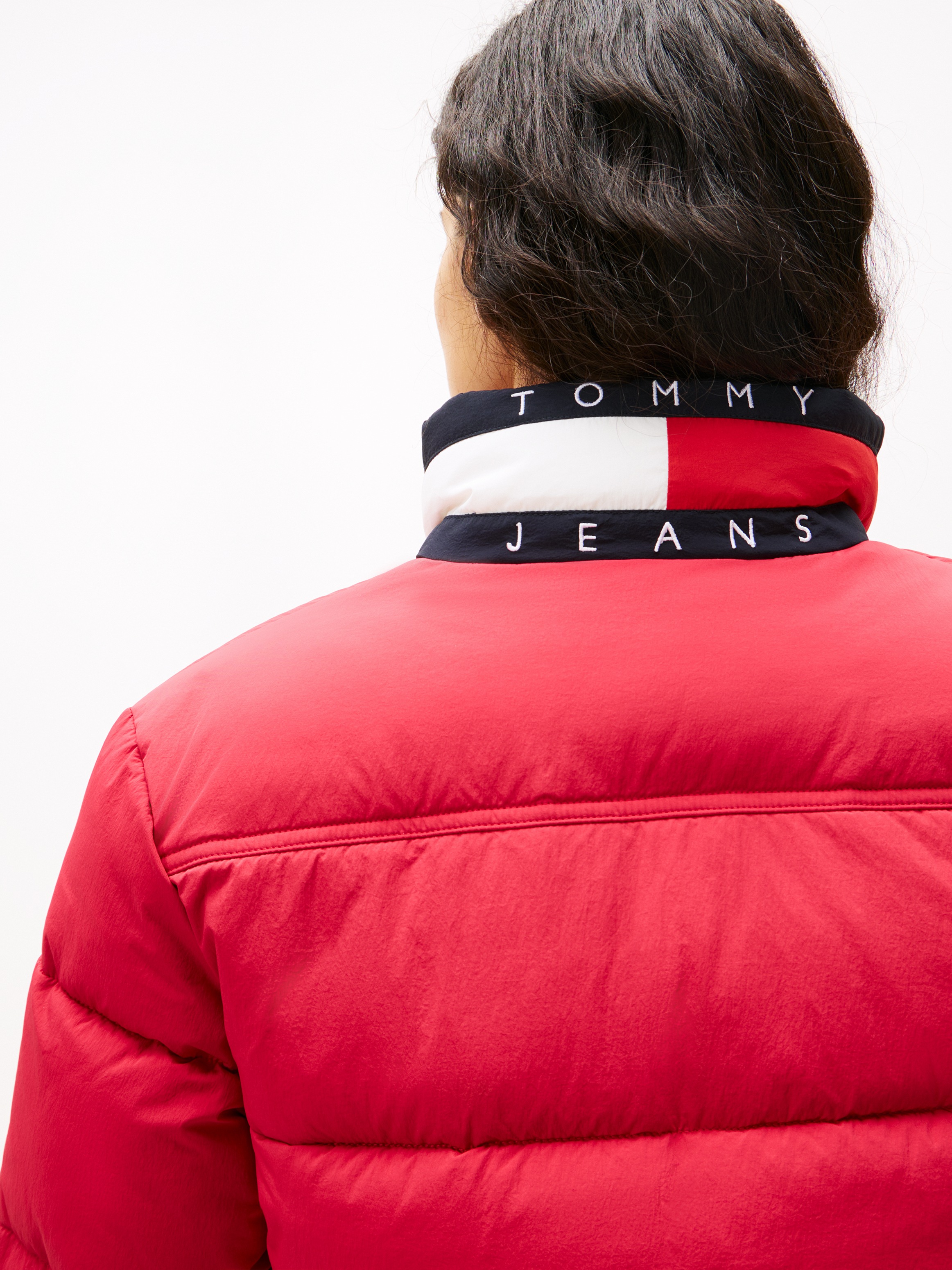 Tommy Jeans Steppjacke "TJW ESS PUFFER FLAG JACKET EXT" günstig online kaufen