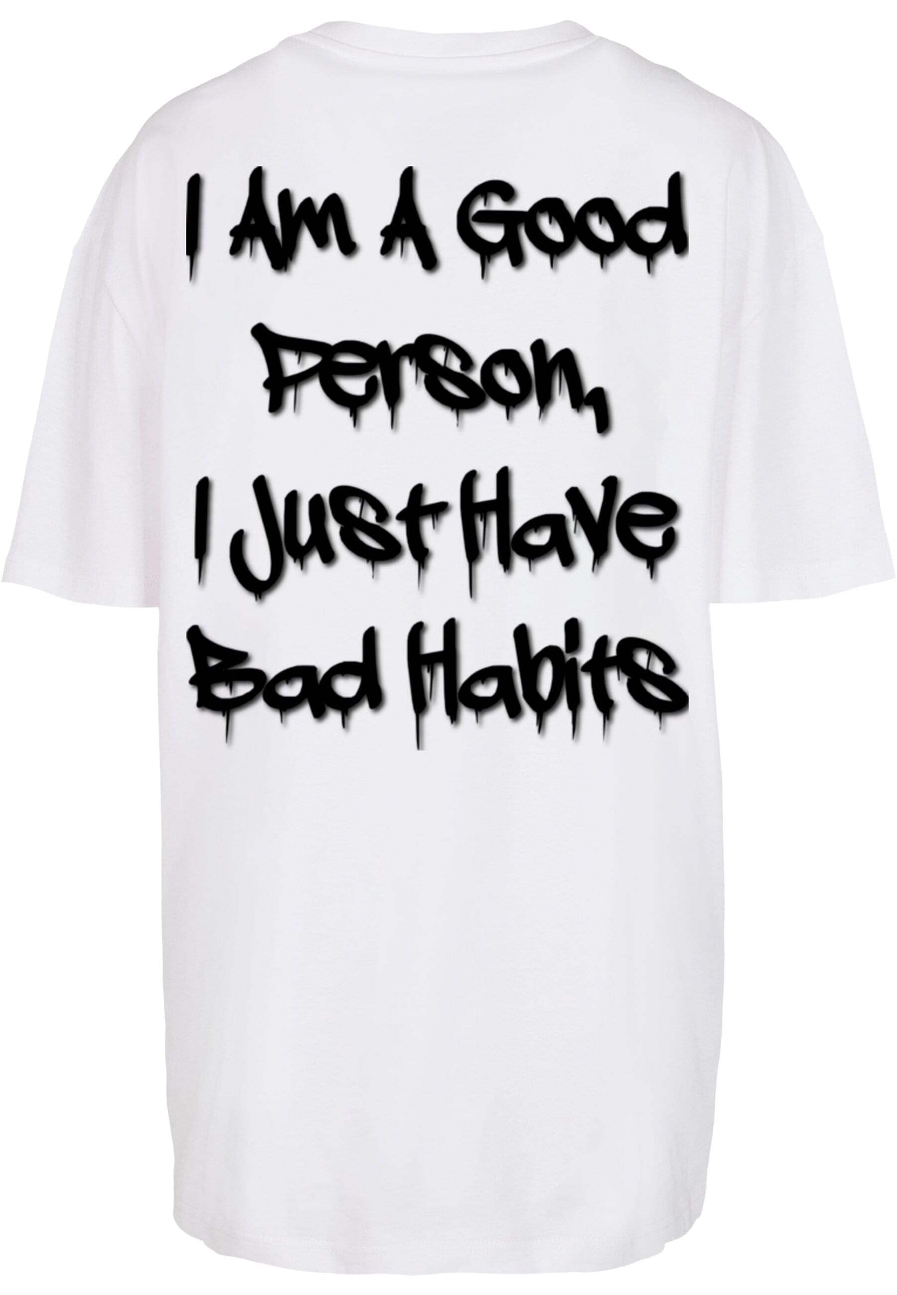 Merchcode T-Shirt "Merchcode Damen Ladies Bad Habits Oversized Boyfriend Te günstig online kaufen