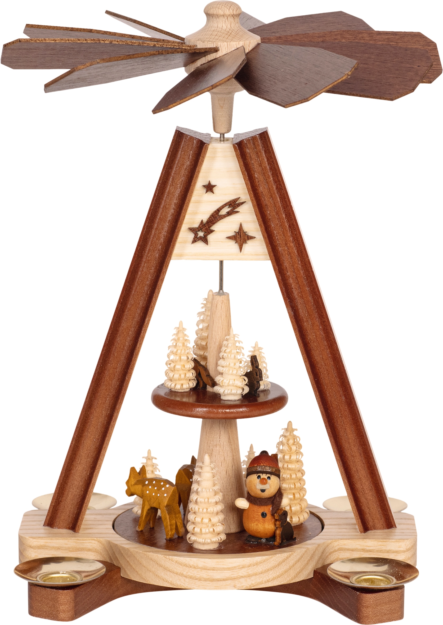 SAICO Original Weihnachtspyramide "Premium Tischpyramide, 2-stöckig, Waldwi günstig online kaufen