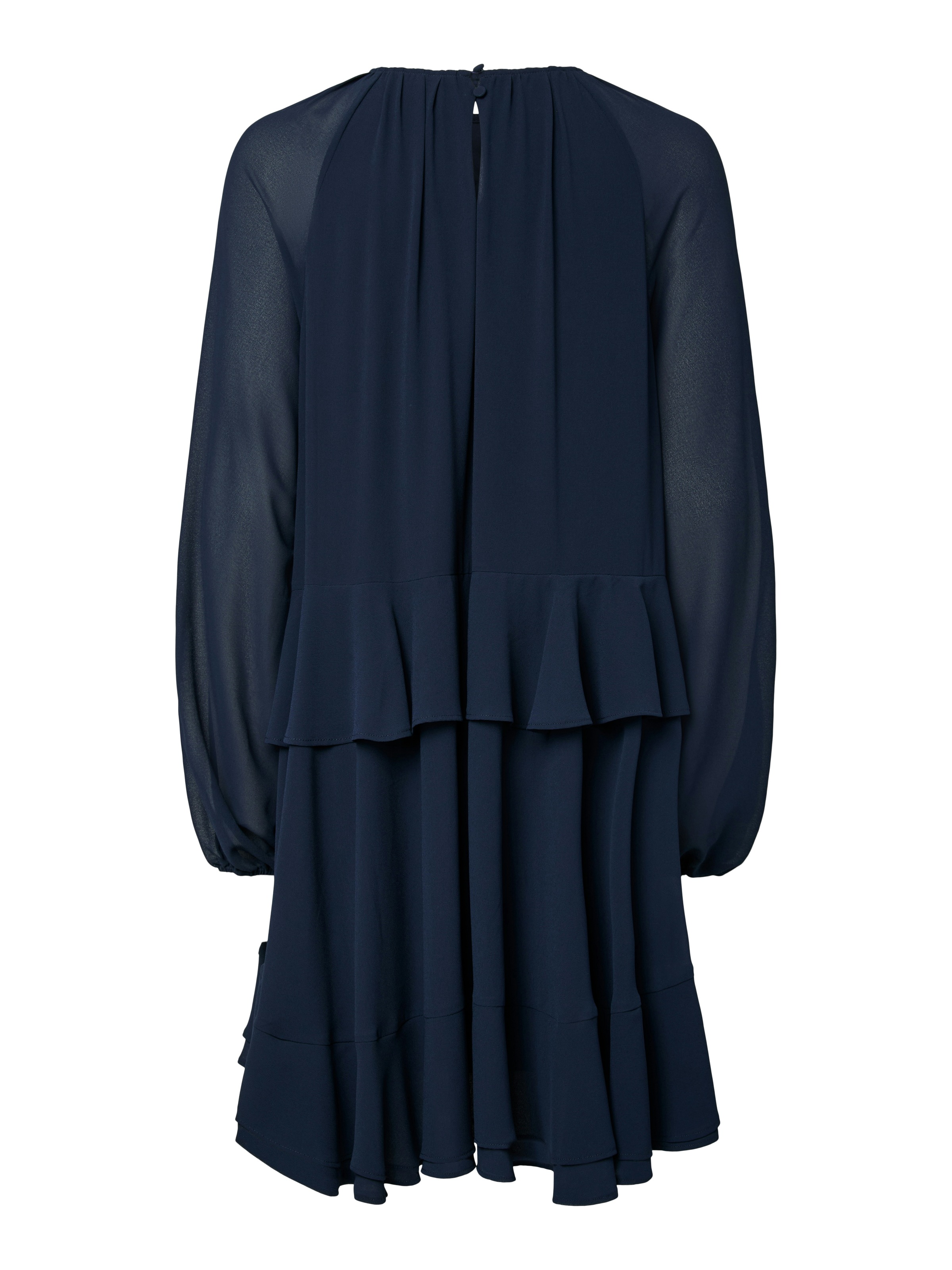 Y.A.S Chiffonkleid »YASMILVA LS DRESS S. NOOS« Kunstfaser, regular fit