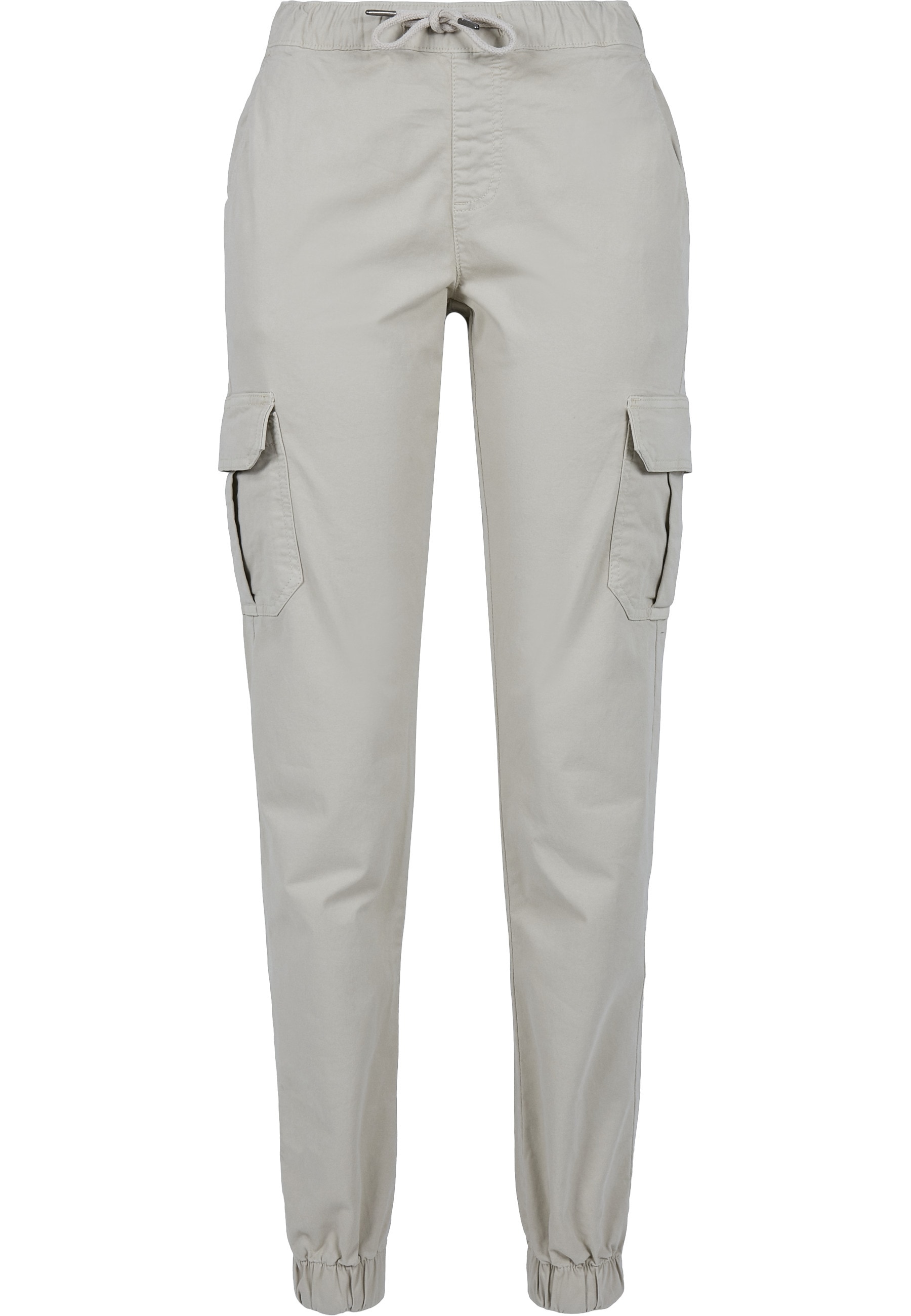 URBAN CLASSICS Cargohose "Urban Classics Damen Ladies High Waist Cargo Jogg günstig online kaufen