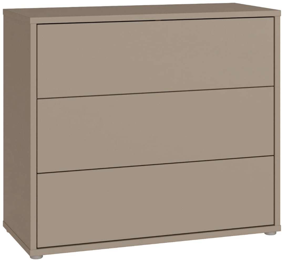 FORTE Kommode »Alice Springs, Kommode, 3 Schubkästen B/H/T 94,8/83,1/41,5« Schubkästen mit Vollauszug, grifflos,Push to open