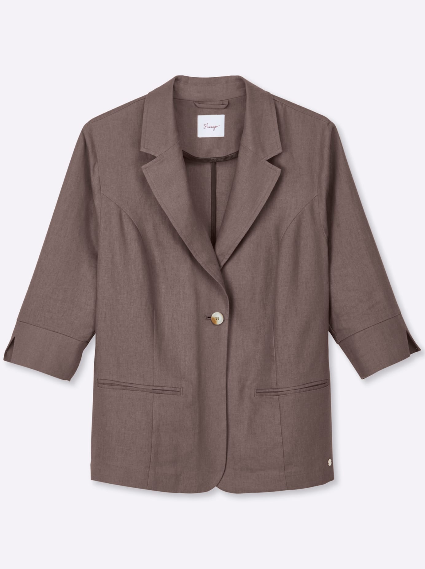 Sheego Jackenblazer »Leinen-Blazer«