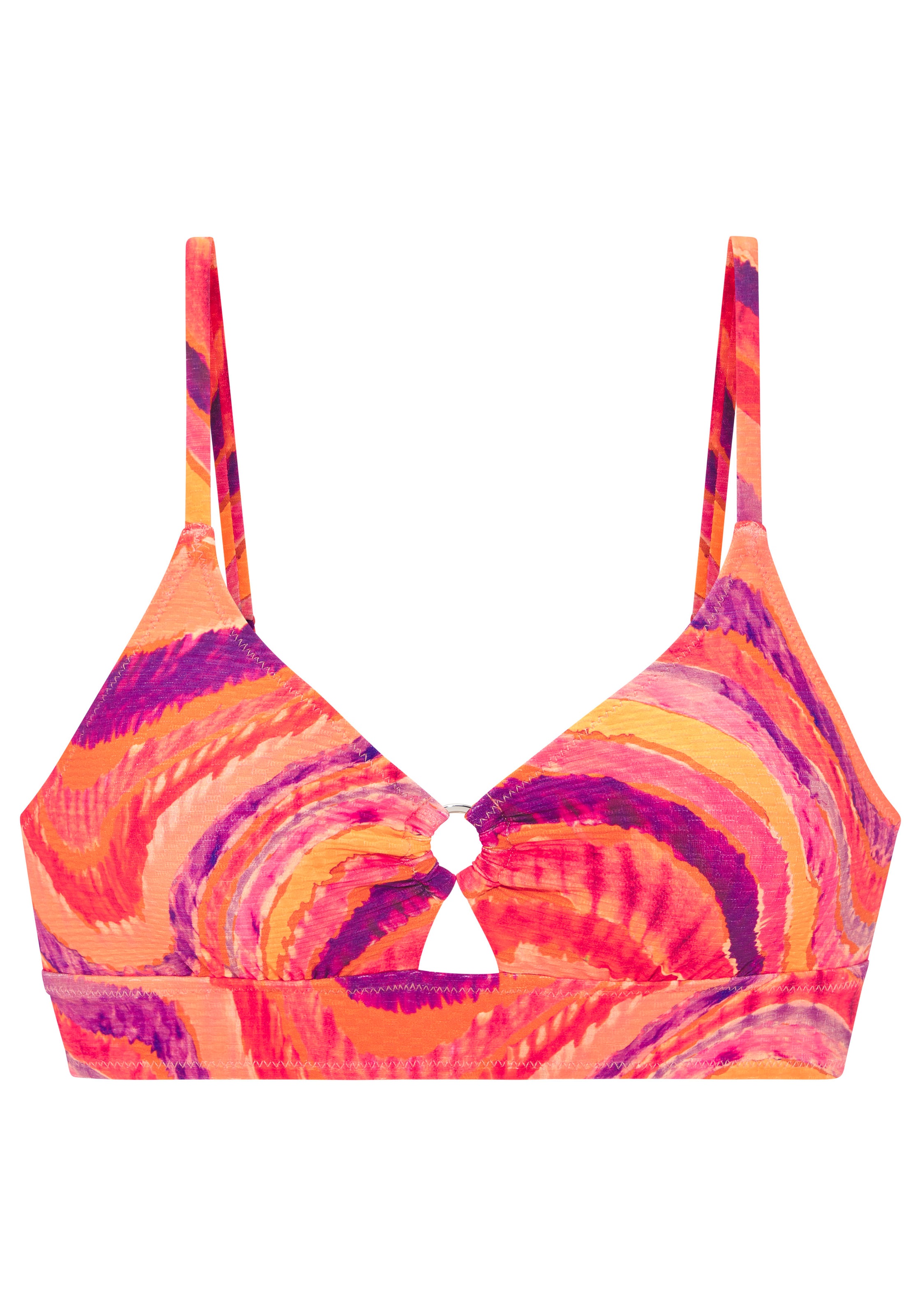 Bruno Banani Triangel-Bikini-Top "Kira" Mit Zierring zwischen den Cups günstig online kaufen