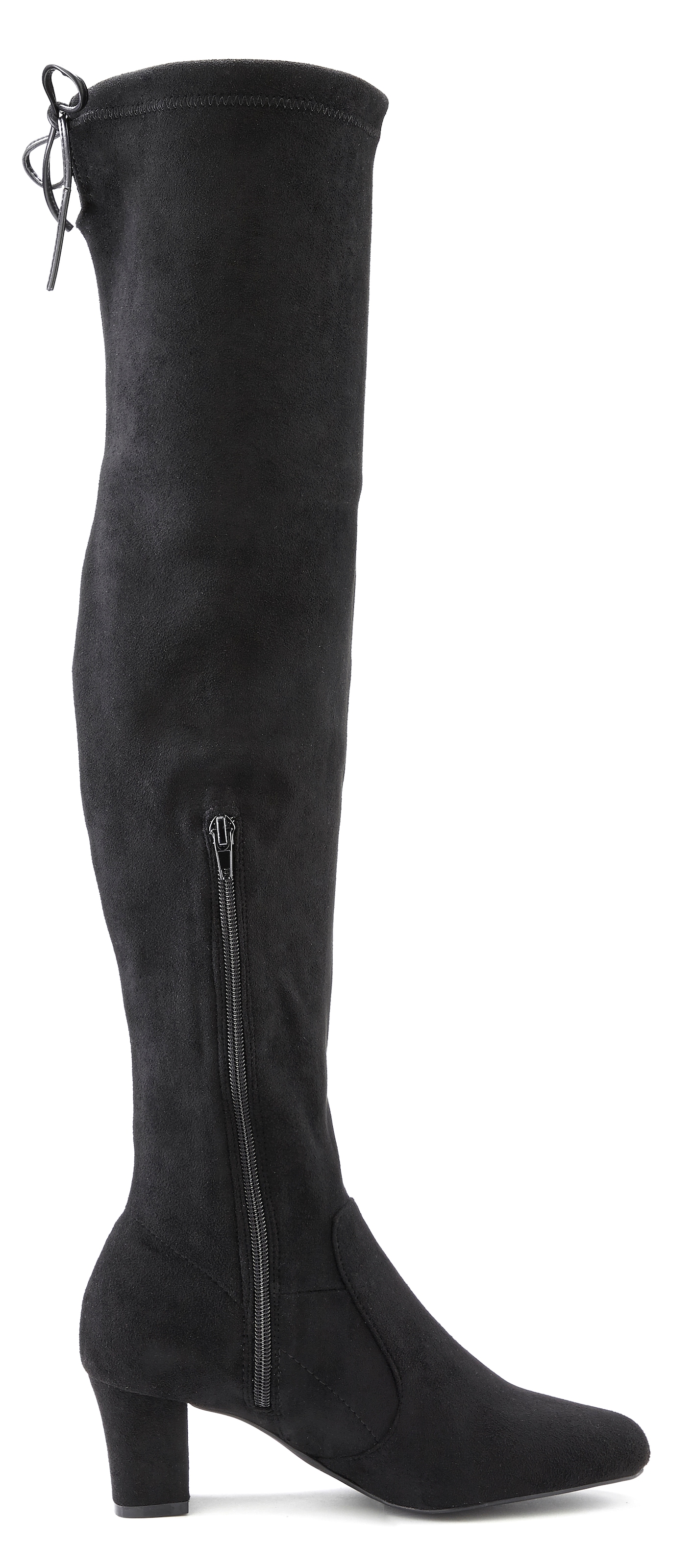 LASCANA Overkneestiefel, Slouchy Boots,Langschaft Stiefel,Schlupf-Boot, weiches Stretchmaterial