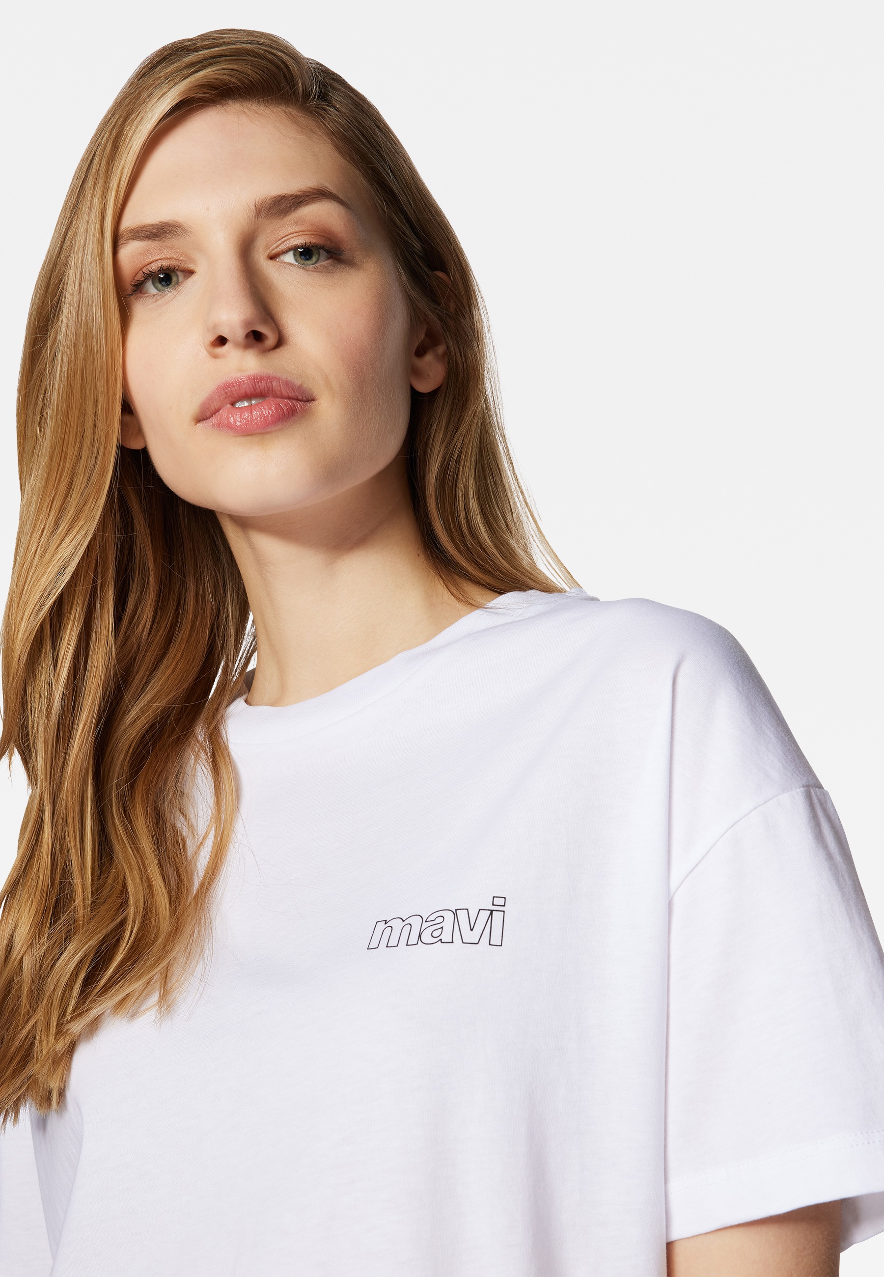 Mavi Rundhalsshirt »SHORT SLEEVE TEE«, Basic T-Shirt