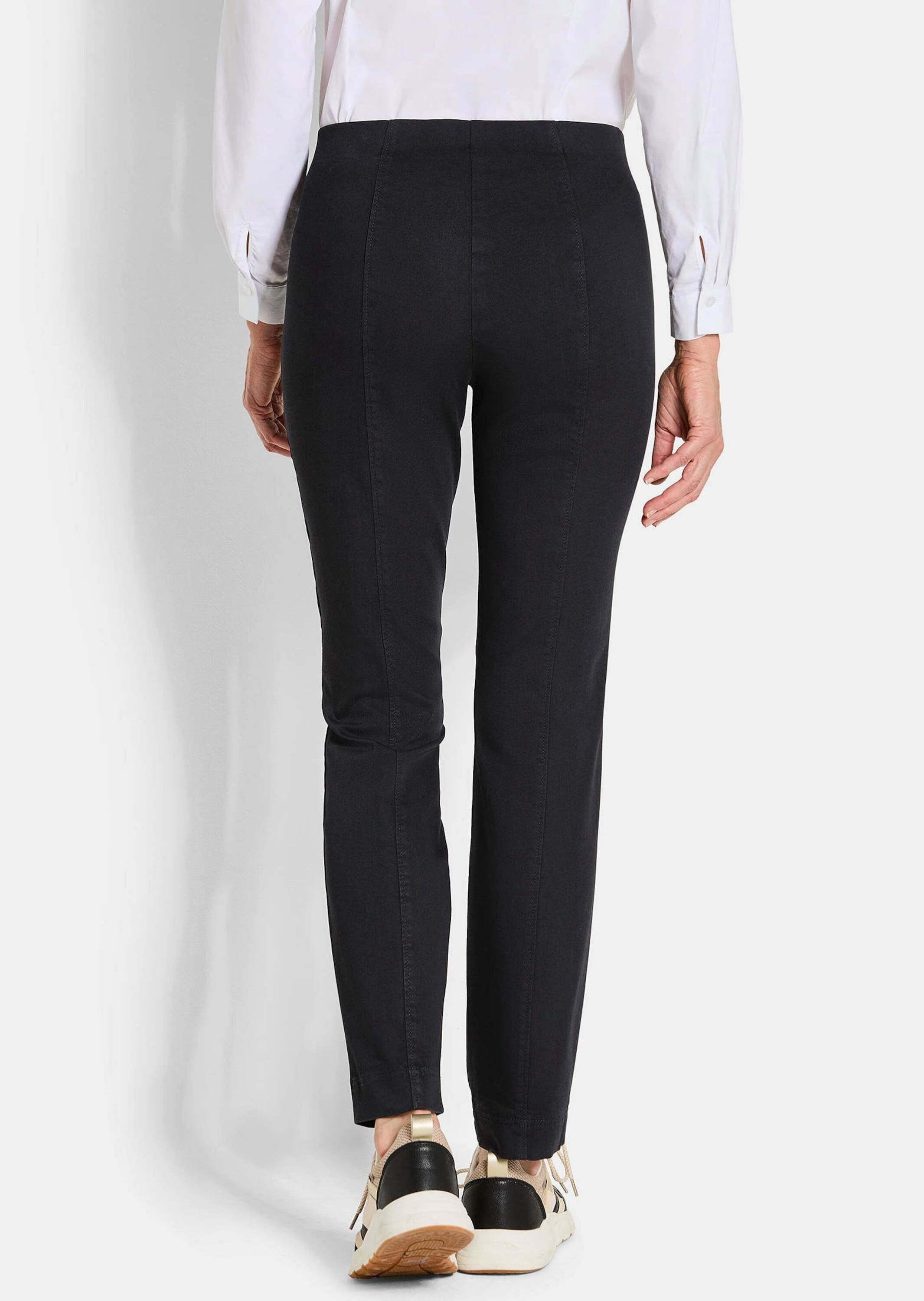 GOLDNER Chinohose »Bengalinhose LOUISA in Denim-Optik«