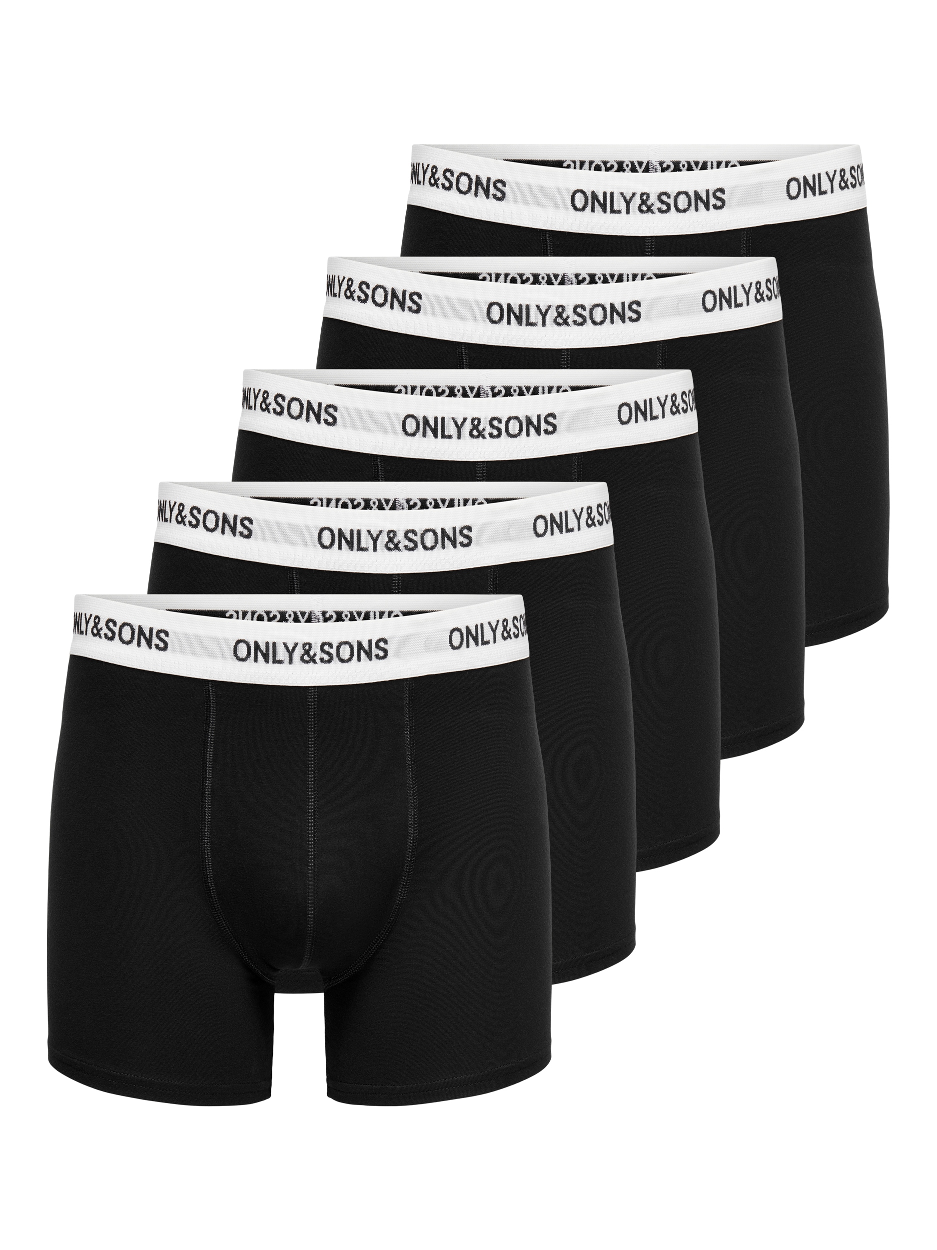 ONLY & SONS Boxershorts "ONSTREY SOLID BOXER 5PACK OTL" Packung, 5 Stk. günstig online kaufen