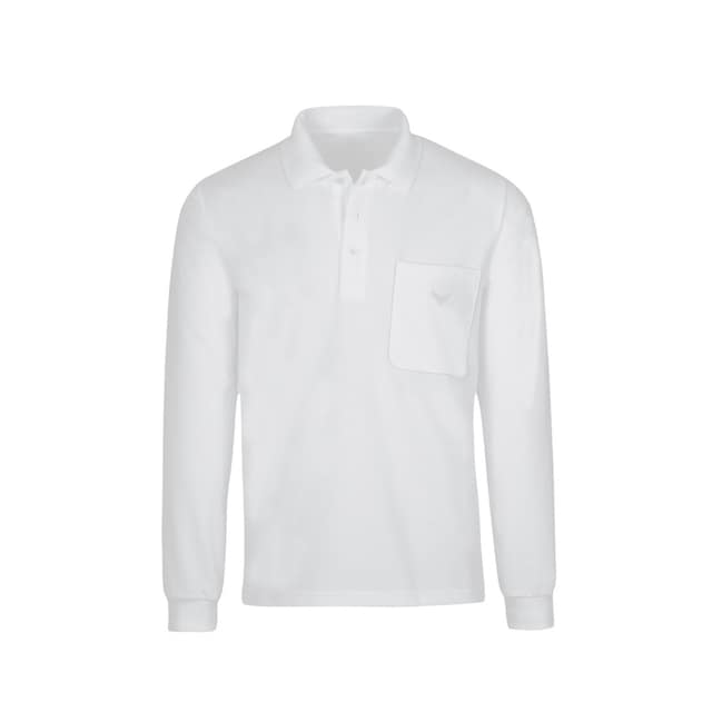 Trigema Poloshirt »TRIGEMA Langarm Poloshirt aus Baumwolle« ▷ für | BAUR