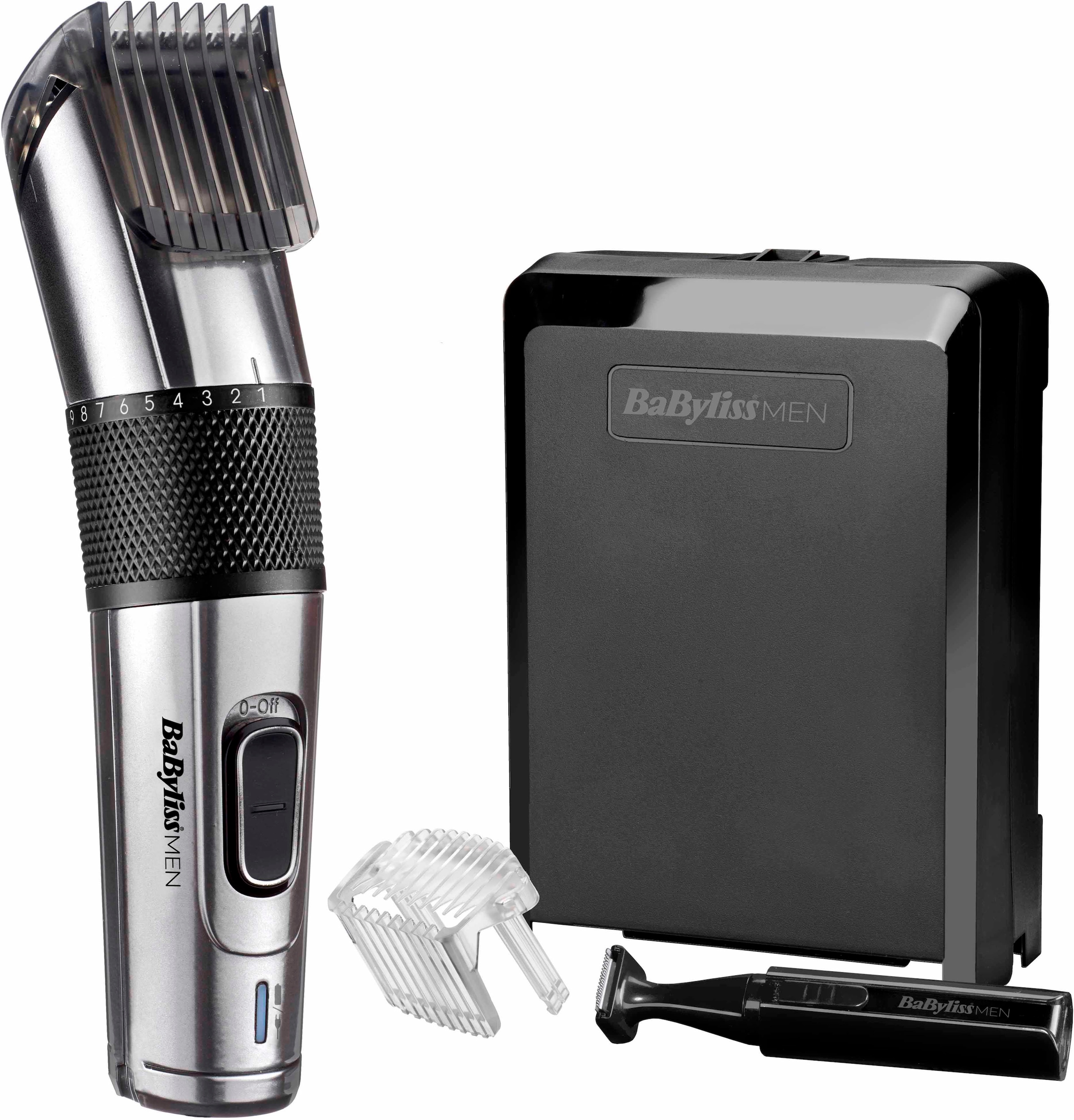 BaByliss Clipper«, Haarschneider BAUR 2 Aufsätze Hair Steel | »Carbon