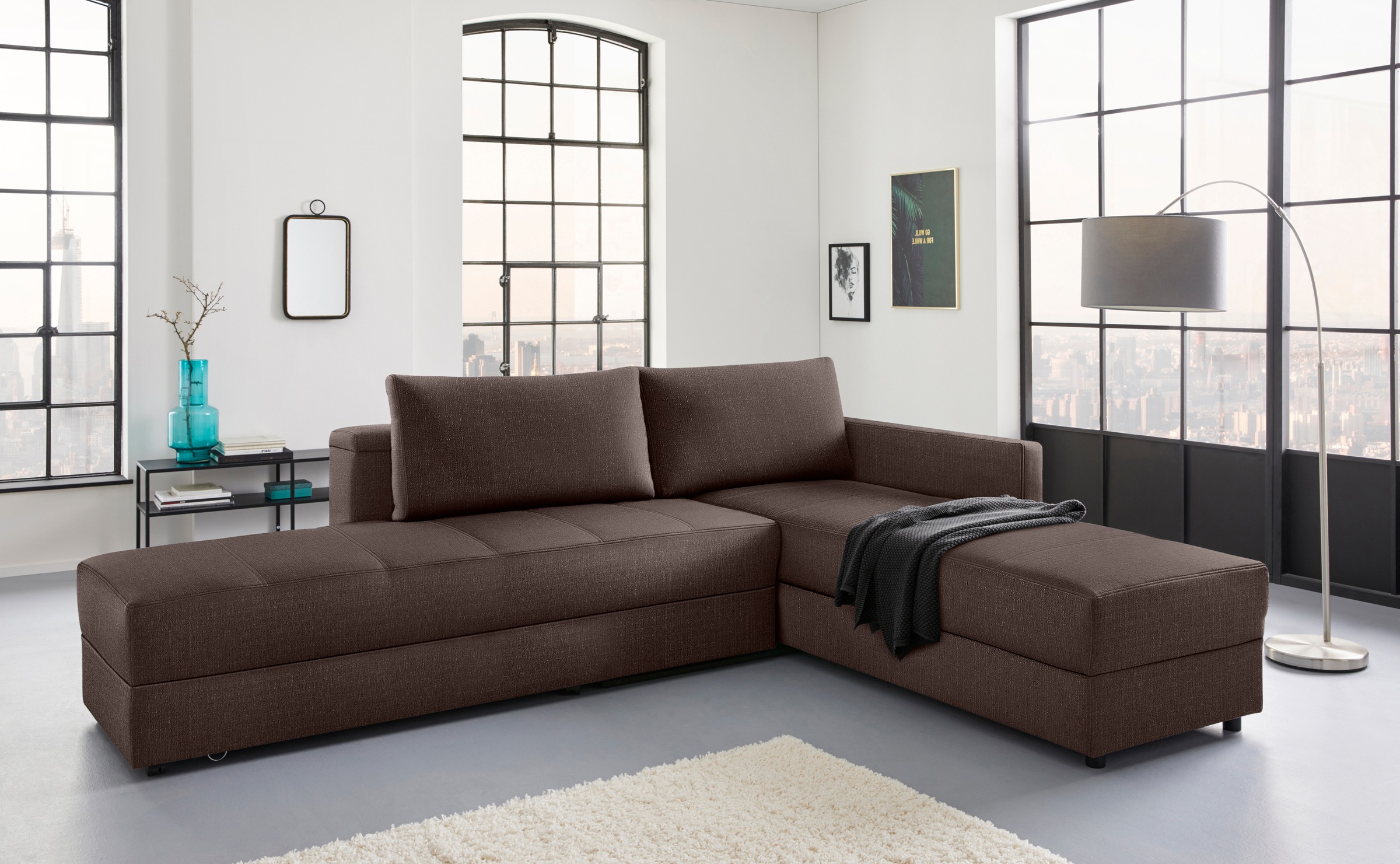 LOOKS by Wolfgang Joop Ecksofa "LooksIII L-Form" durch Drehfunktion zum Bet günstig online kaufen