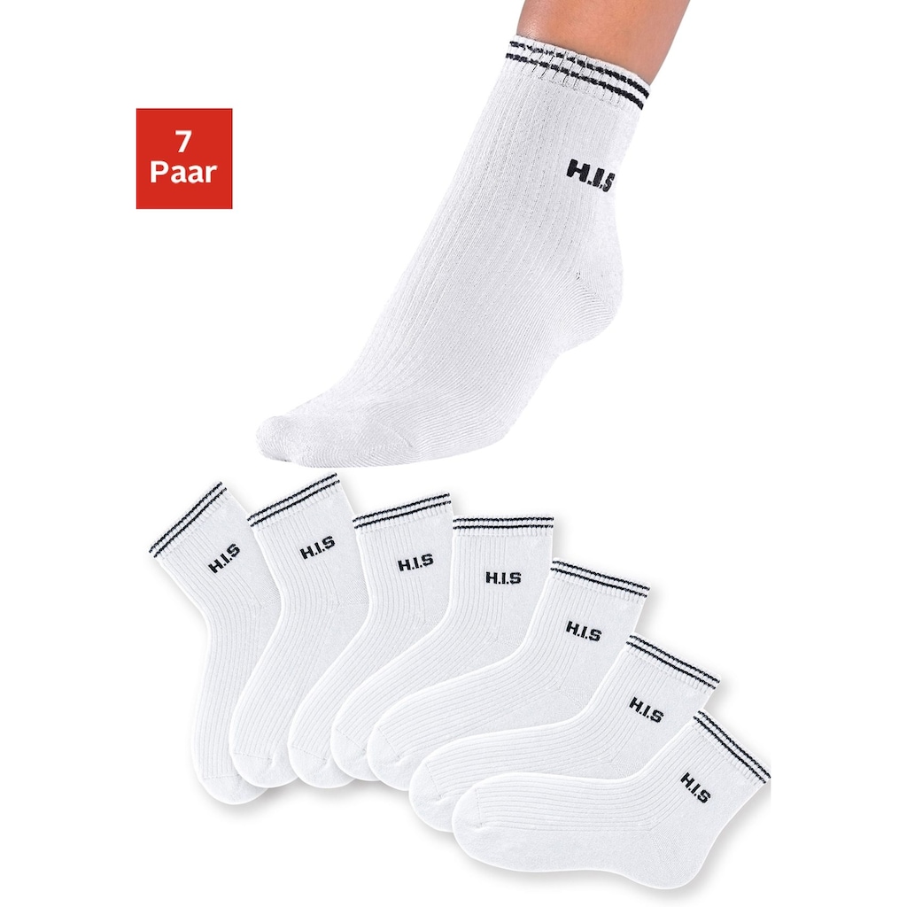 H.I.S Kurzsocken, (Set, 7 Paar)